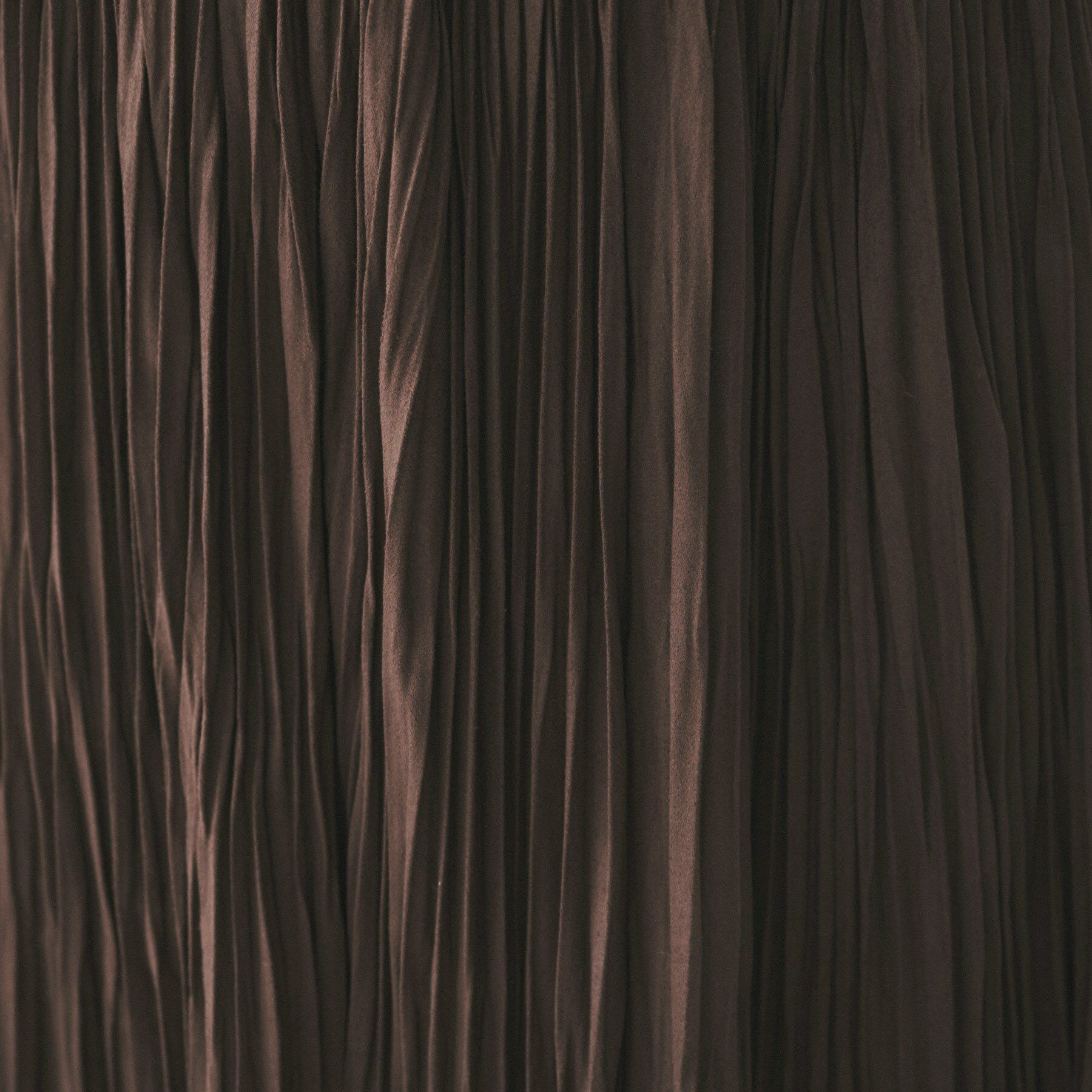 UNTITLED「【洗える/ウエストゴム】スエード調ランダムプリーツスカート」|スカート|