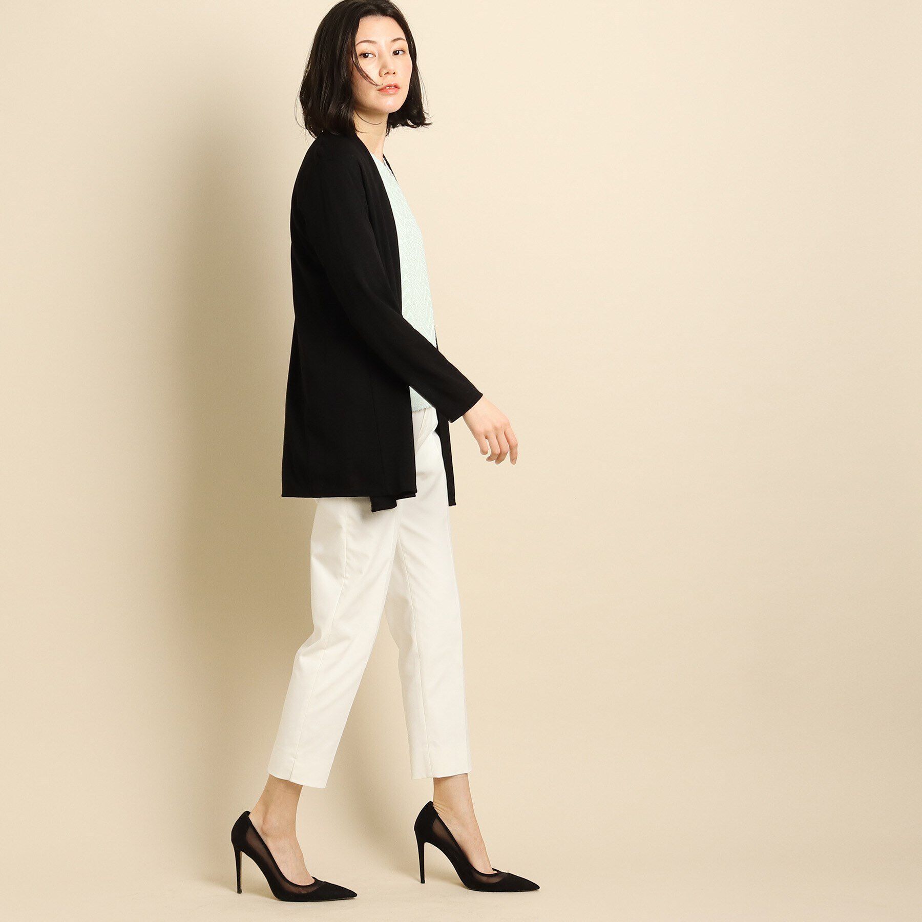 COUP DE CHANCE「【洗える/日本製】ライトなジャージカーデイガン」|カーディガン|