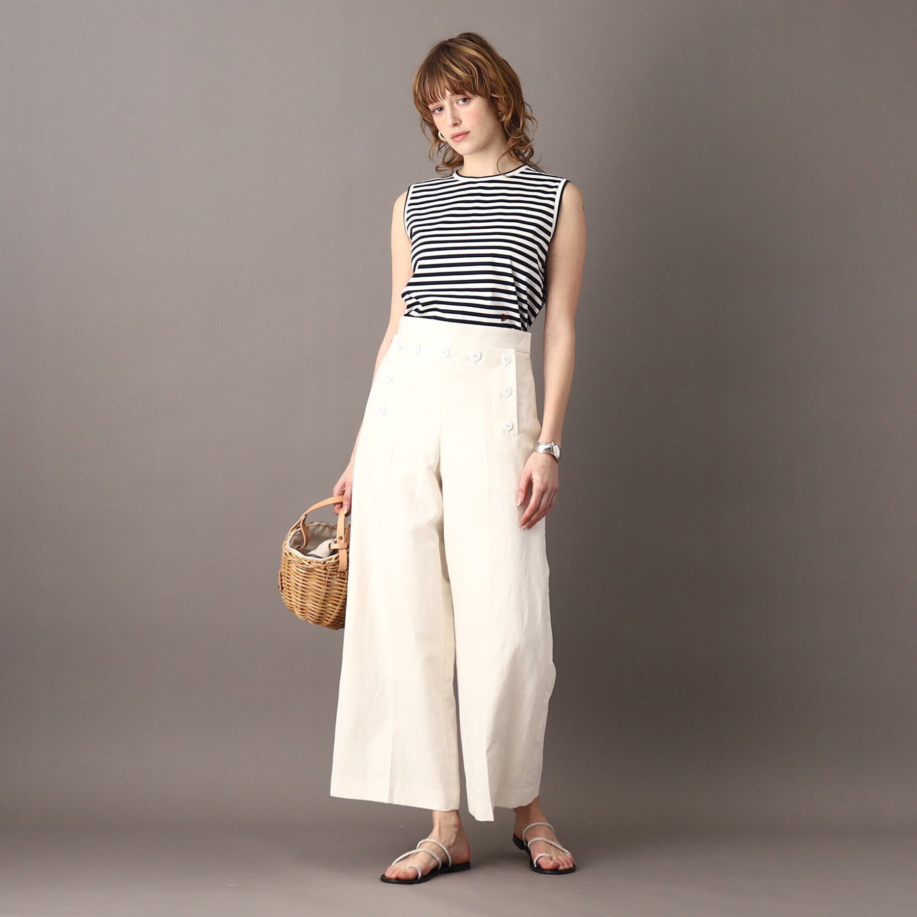 DRESSTERIOR「アイスクリアコットンノースリーブ」|Tシャツ・カットソー|