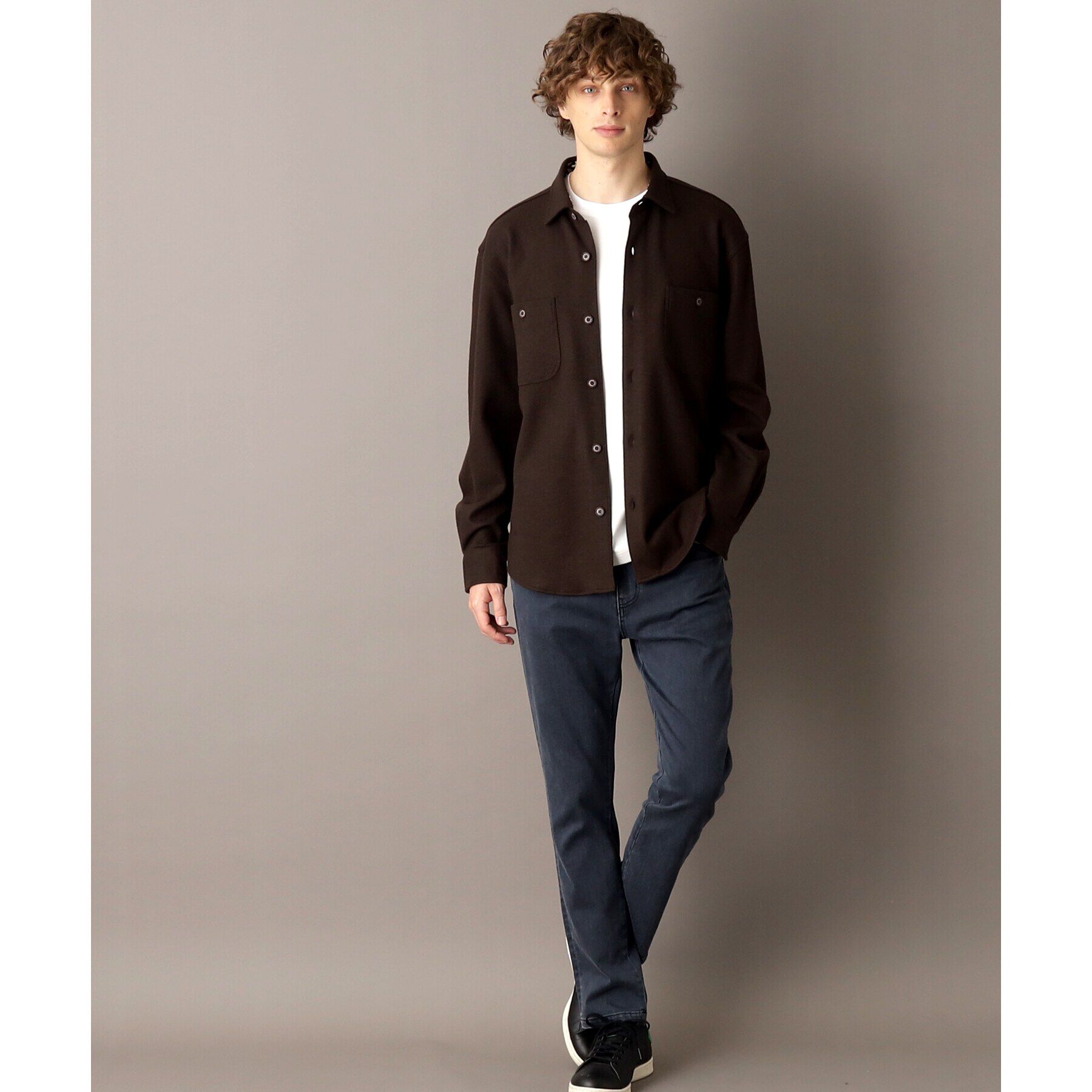 DRESSTERIOR「ニットソーシャツ」|シャツ・ブラウス|