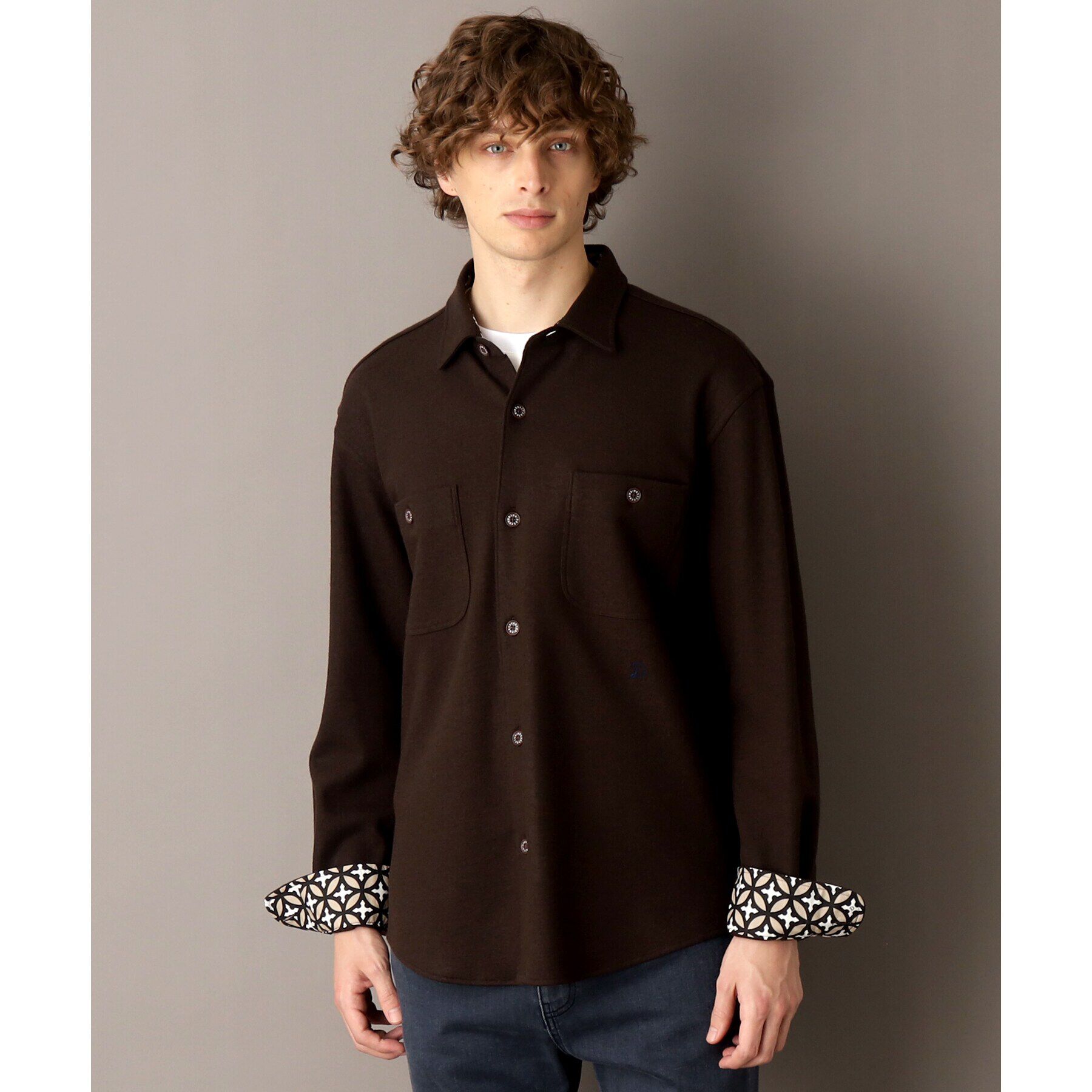 DRESSTERIOR「ニットソーシャツ」|シャツ・ブラウス|