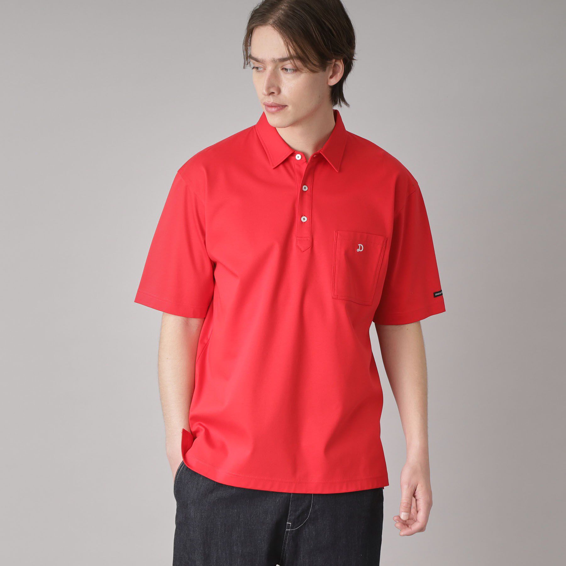 DRESSTERIOR「【接触冷感/抗菌防臭/消臭】ICE CLEAR COTTON オーバーフィットポロシャツ」|ポロシャツ|