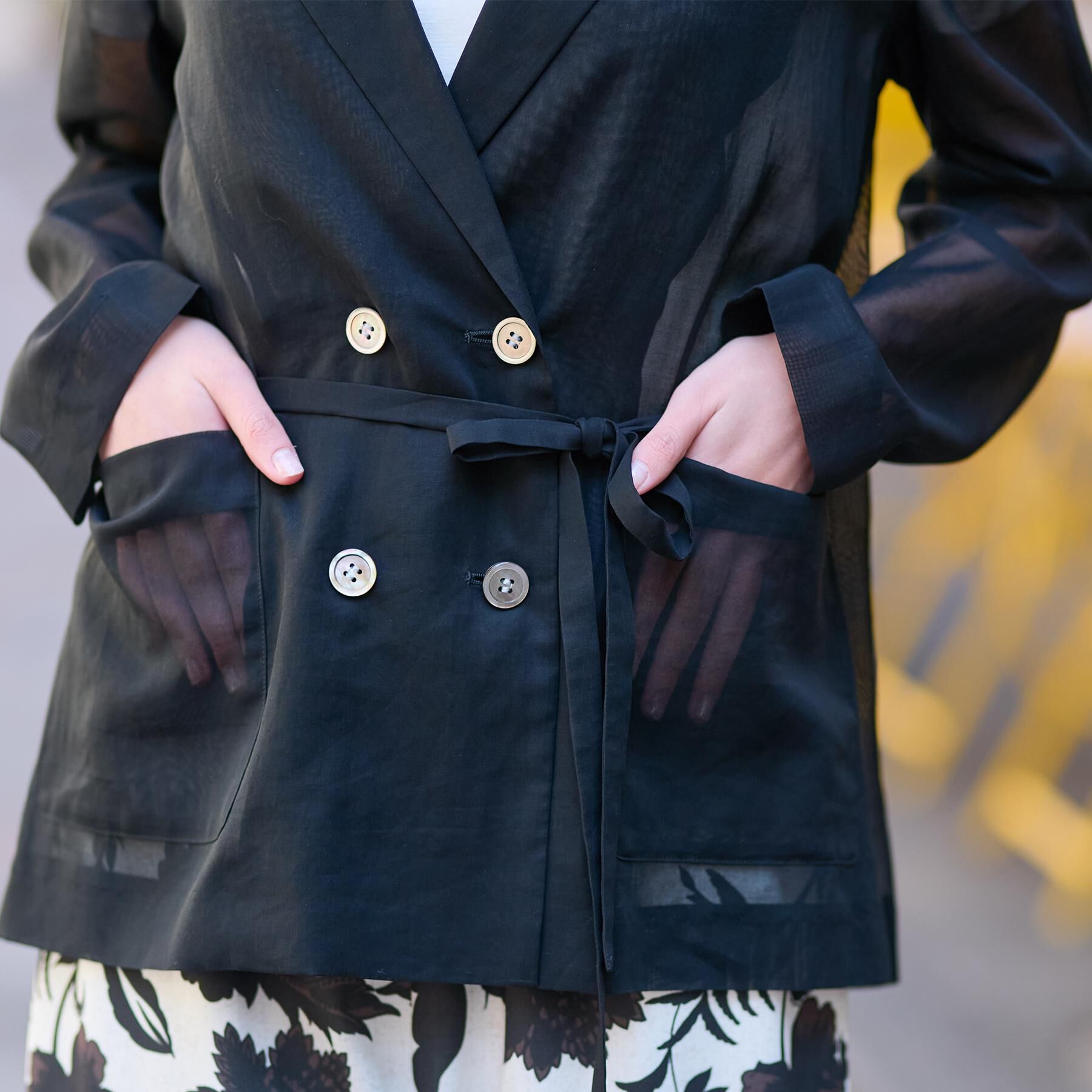 DRESSTERIOR「【清涼感/洗える】エアリーシアーダブルジャケット」|テーラードジャケット|