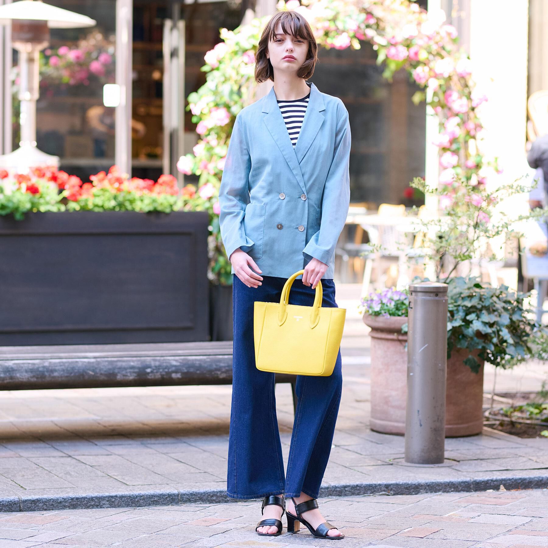 DRESSTERIOR「【清涼感/洗える】エアリーシアーダブルジャケット」|テーラードジャケット|