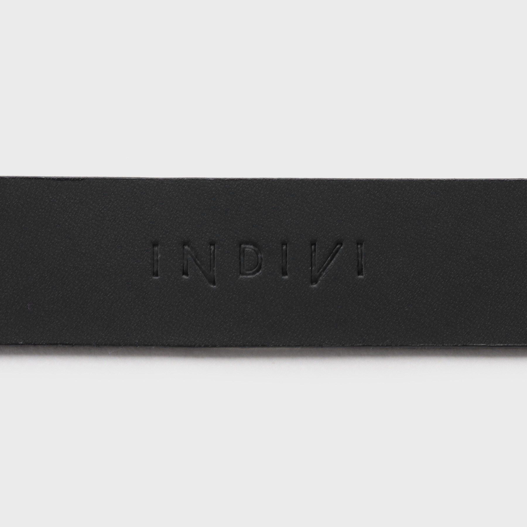 INDIVI「【きれいめ／20mm幅】ベーシックベルト」|ベルト|