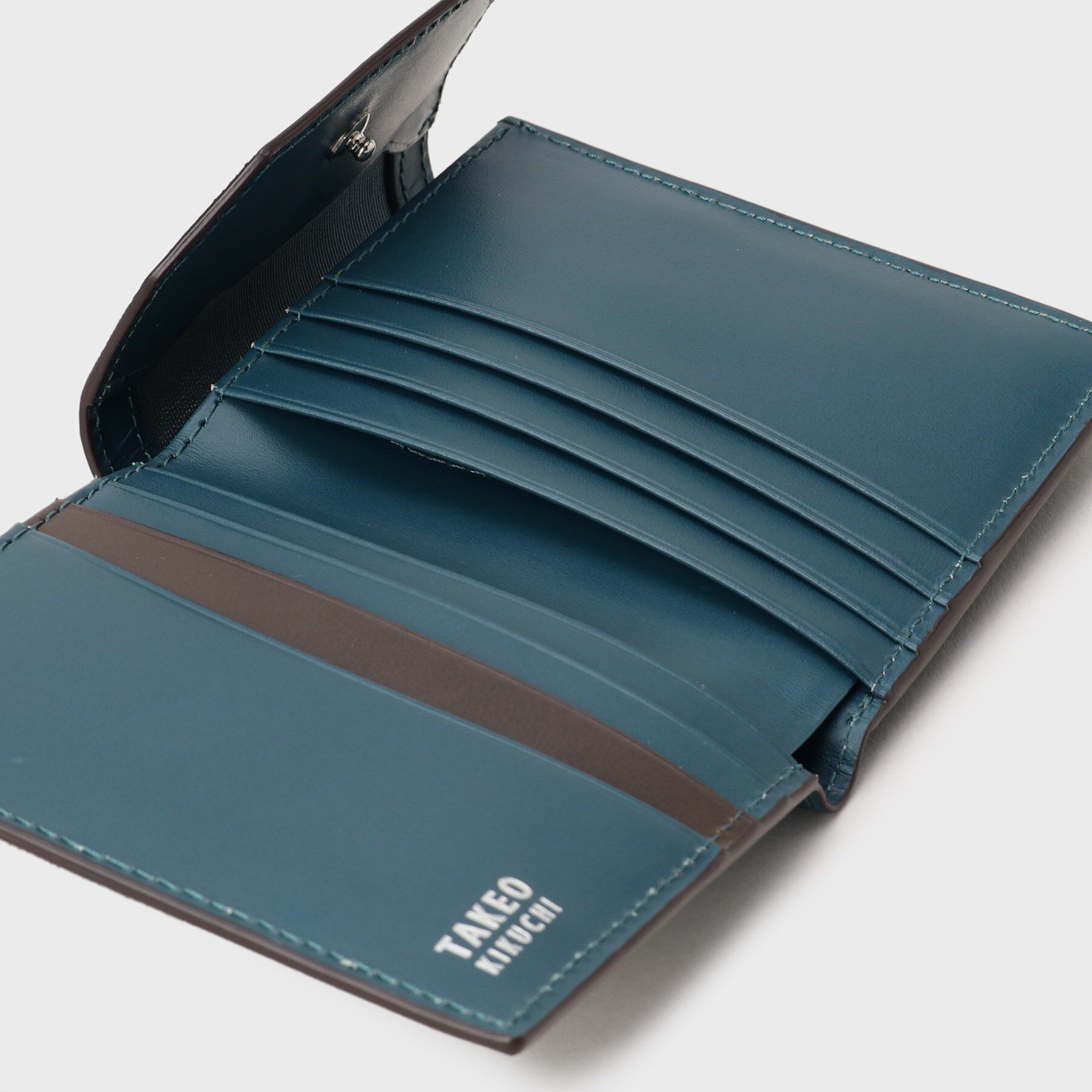 TAKEO KIKUCHI「【NEW レザーリップルシリーズ】 コンパクトウォレット」|財布|