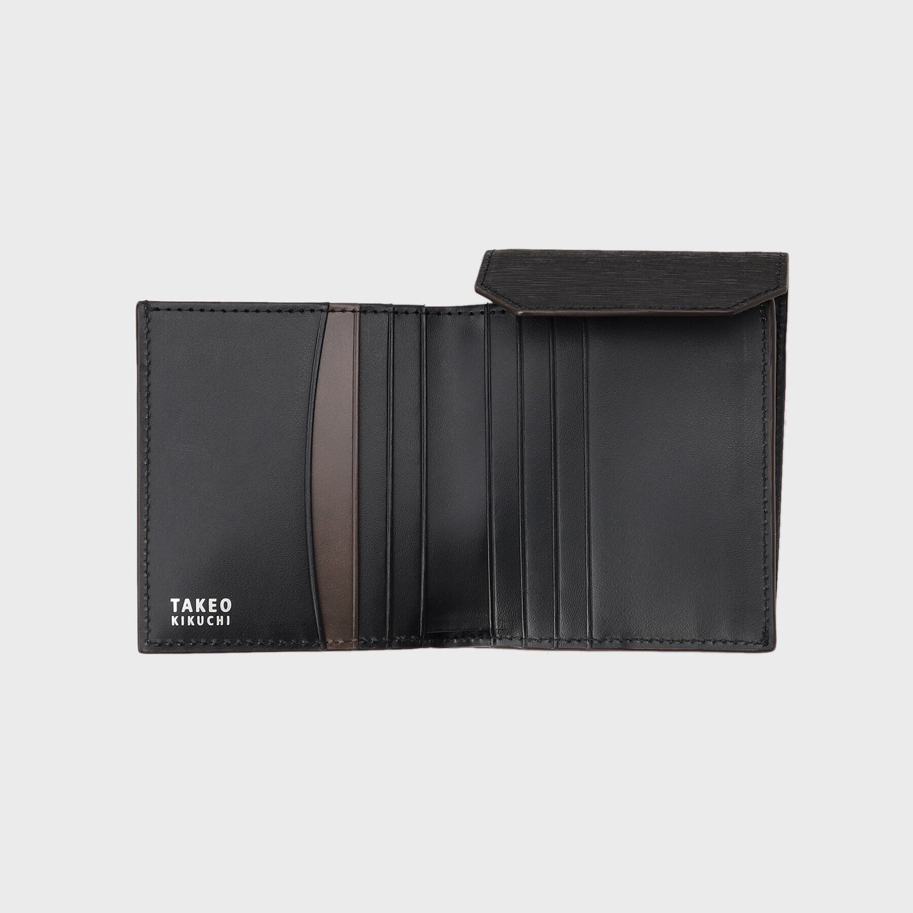 TAKEO KIKUCHI「【NEW レザーリップルシリーズ】 コンパクトウォレット」|財布|