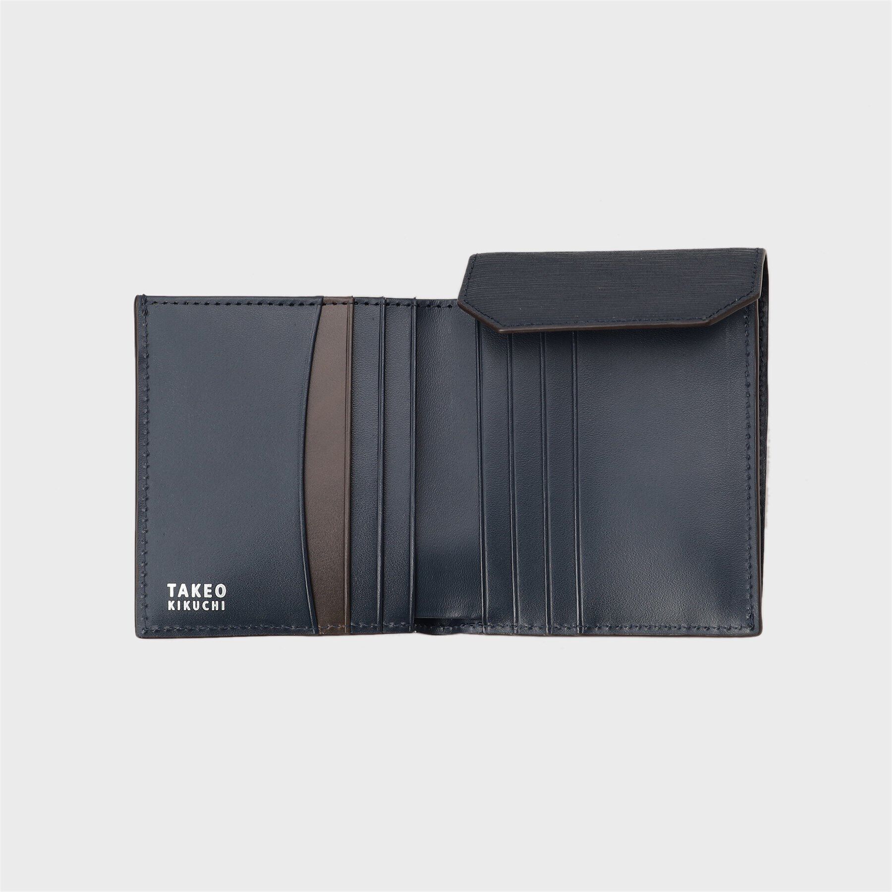 TAKEO KIKUCHI「【NEW レザーリップルシリーズ】 コンパクトウォレット」|財布|