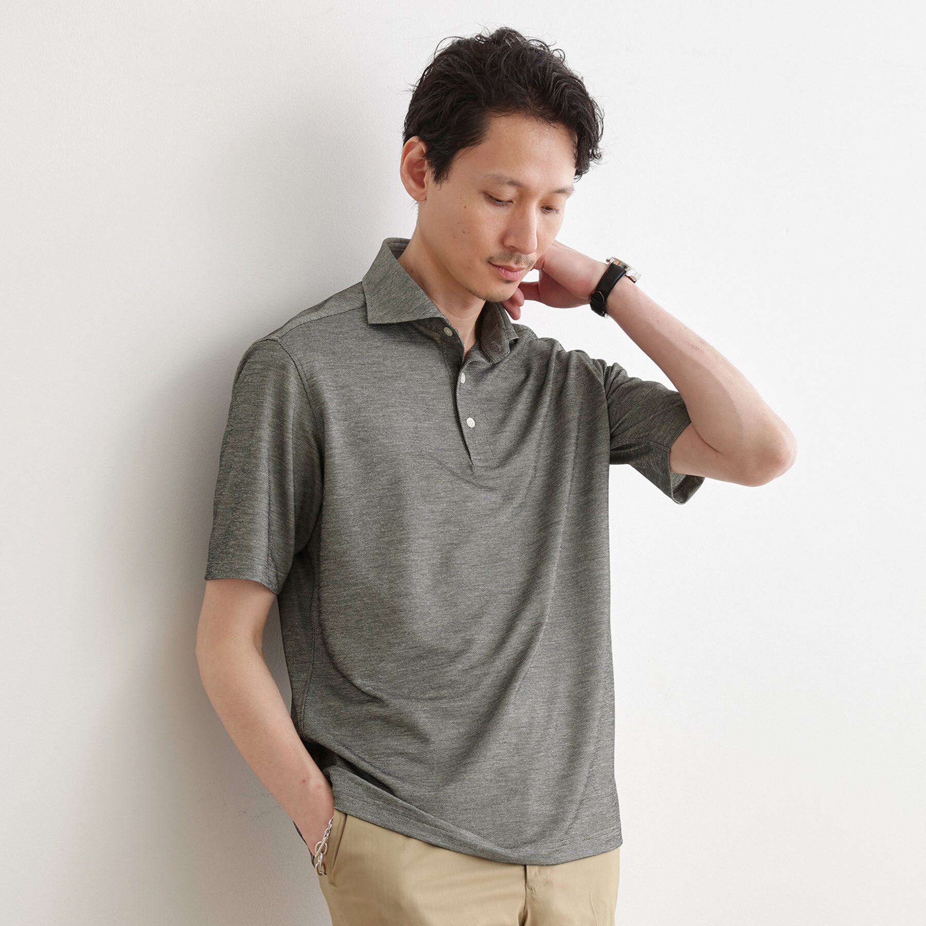 TAKEO KIKUCHI「ドライカノコ ポロシャツ」|ポロシャツ|