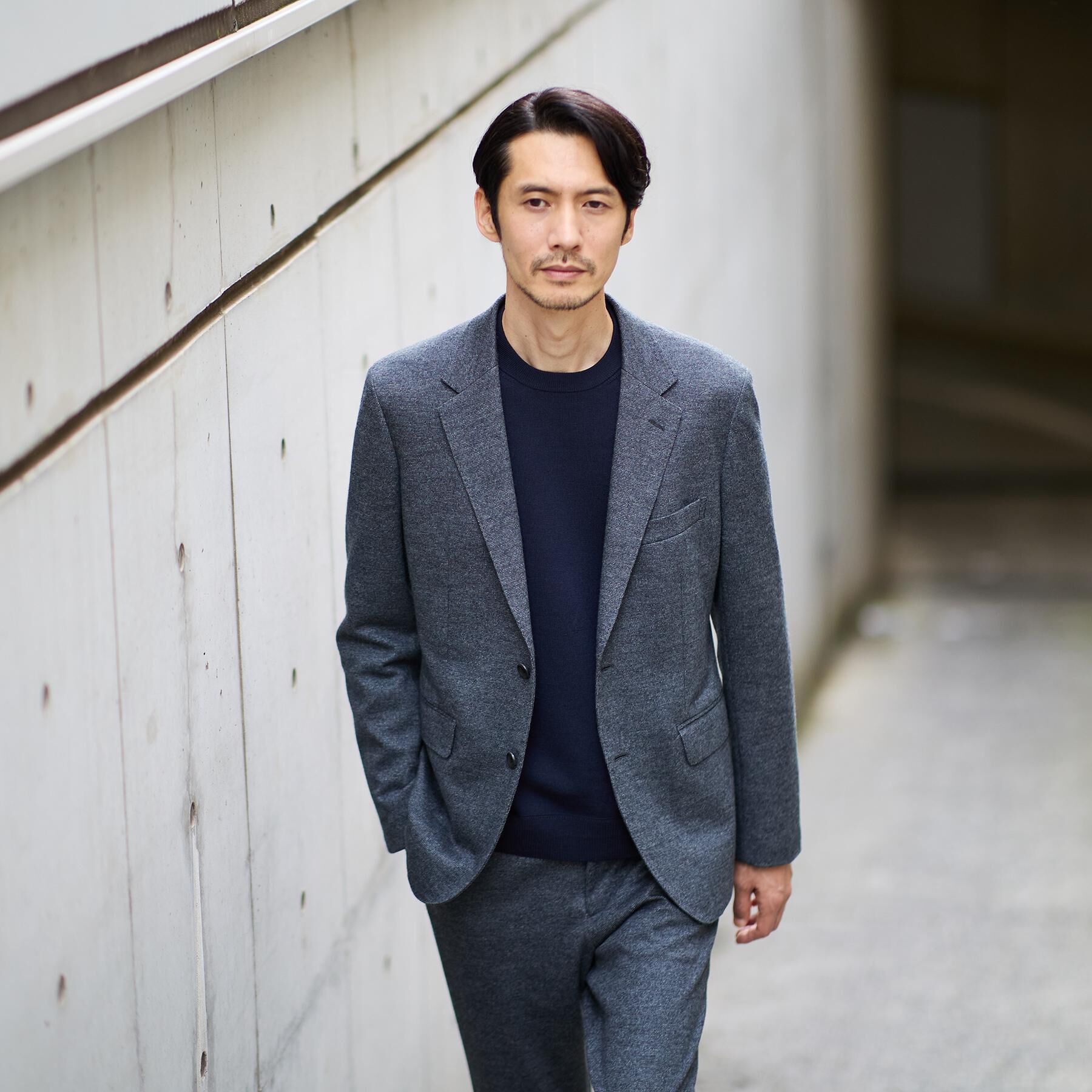 TAKEO KIKUCHI「【Sサイズ～】尾州織 ピンヘッドムリネ ジャケット」|スーツ|