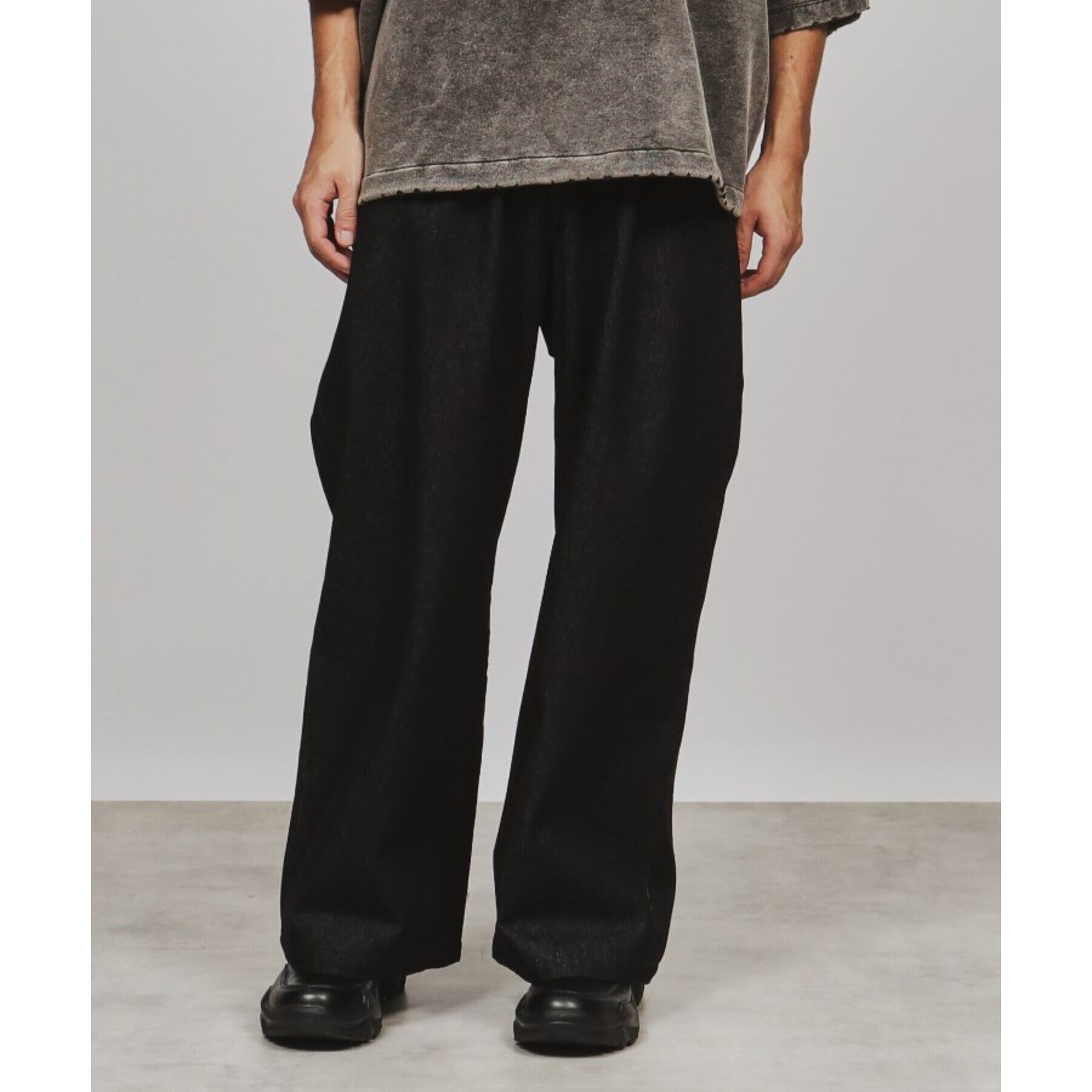 tk.TAKEO KIKUCHI「【WEB限定】ヴィンテージライクワイドデニムパンツ」|デニム|