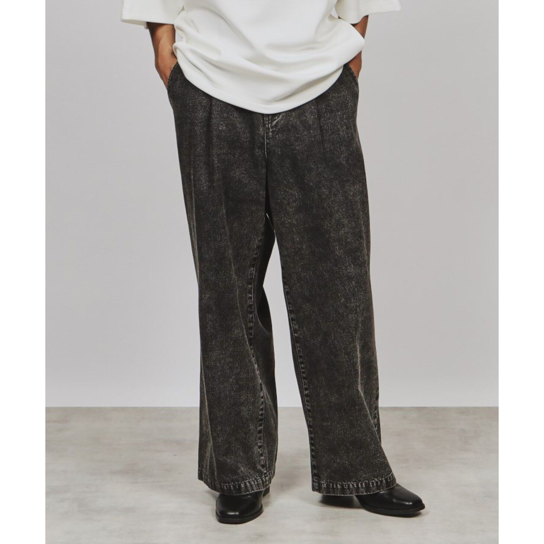 tk.TAKEO KIKUCHI「【WEB限定】ヴィンテージライクワイドデニムパンツ」|デニム|