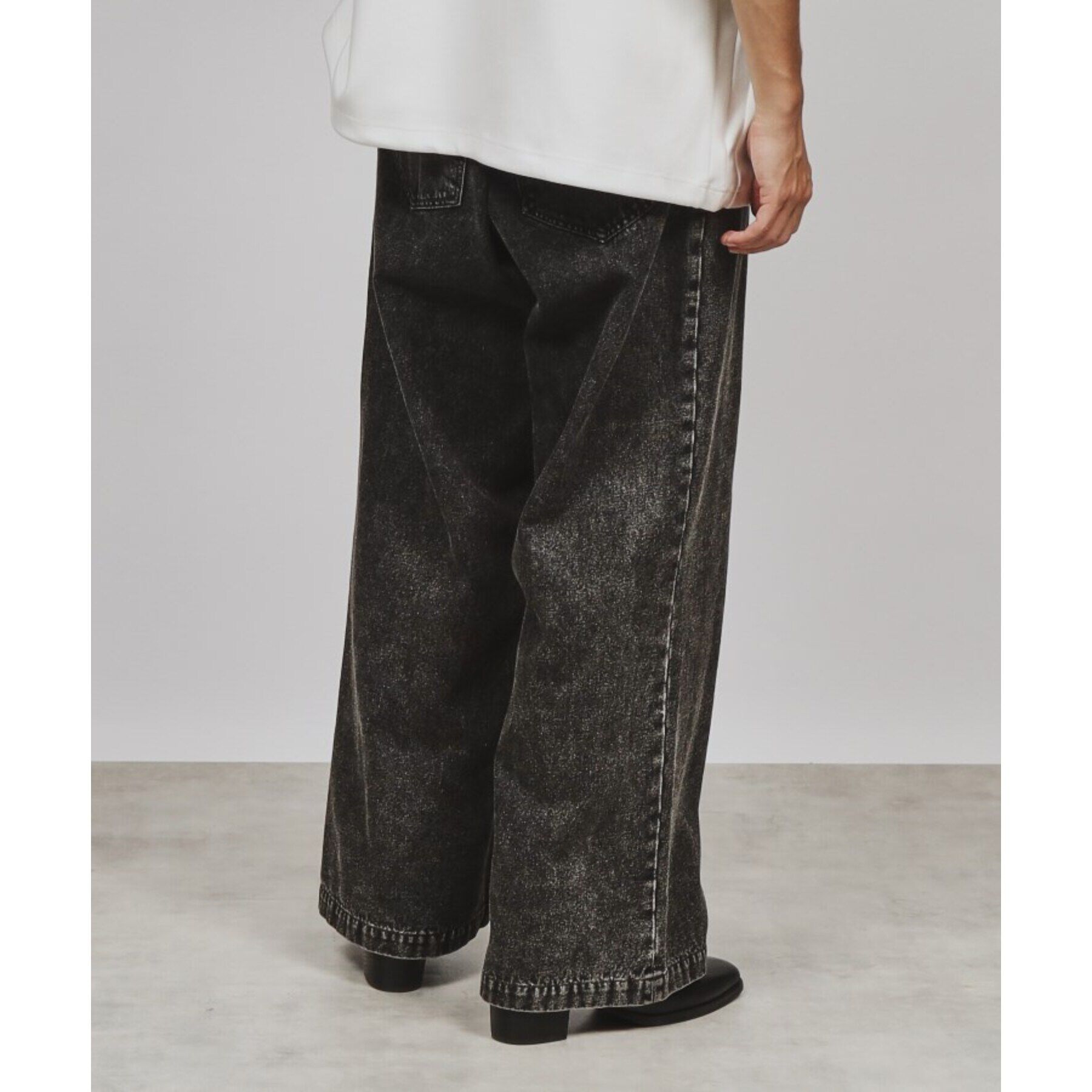 tk.TAKEO KIKUCHI「【WEB限定】ヴィンテージライクワイドデニムパンツ」|デニム|