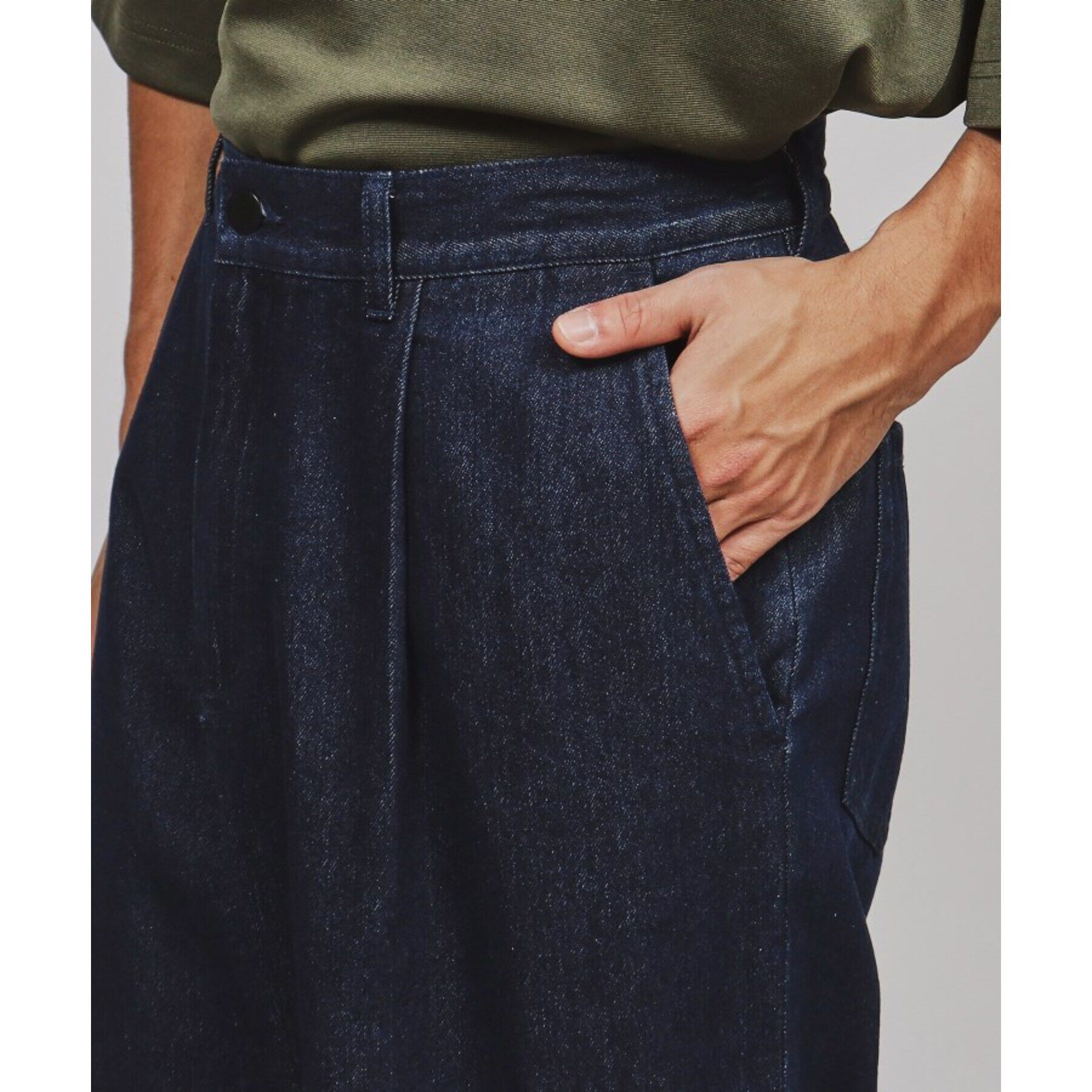 tk.TAKEO KIKUCHI「【WEB限定】ヴィンテージライクワイドデニムパンツ」|デニム|