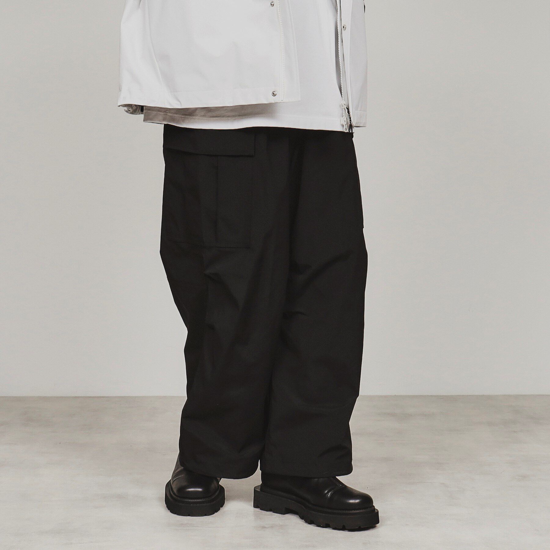 tk.TAKEO KIKUCHI「ポリエステルタフタワイドカーゴパンツ」|その他|