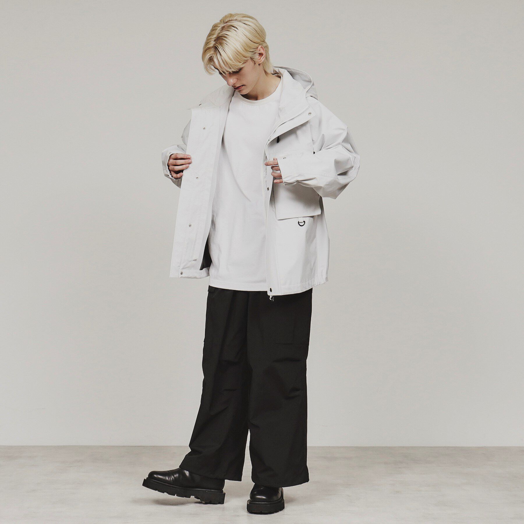 tk.TAKEO KIKUCHI「ポリエステルタフタワイドカーゴパンツ」|その他|