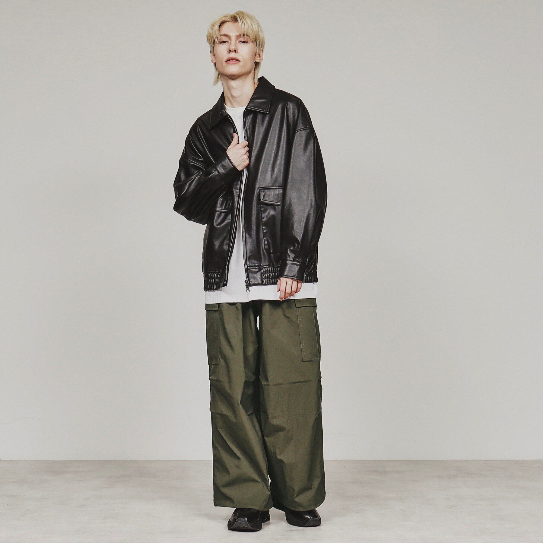 tk.TAKEO KIKUCHI「ポリエステルタフタワイドカーゴパンツ」|その他|