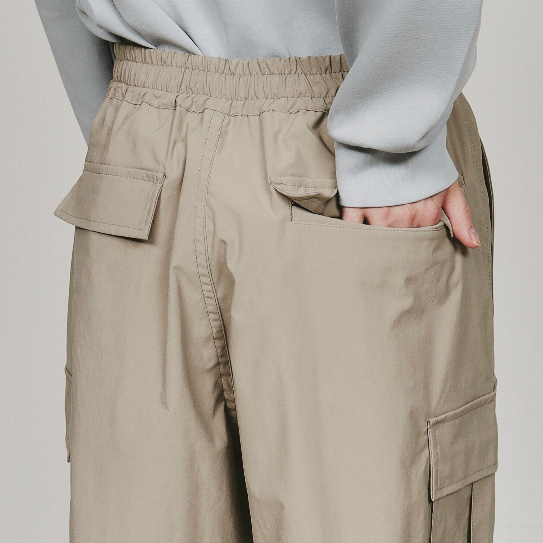 tk.TAKEO KIKUCHI「ポリエステルタフタワイドカーゴパンツ」|その他|