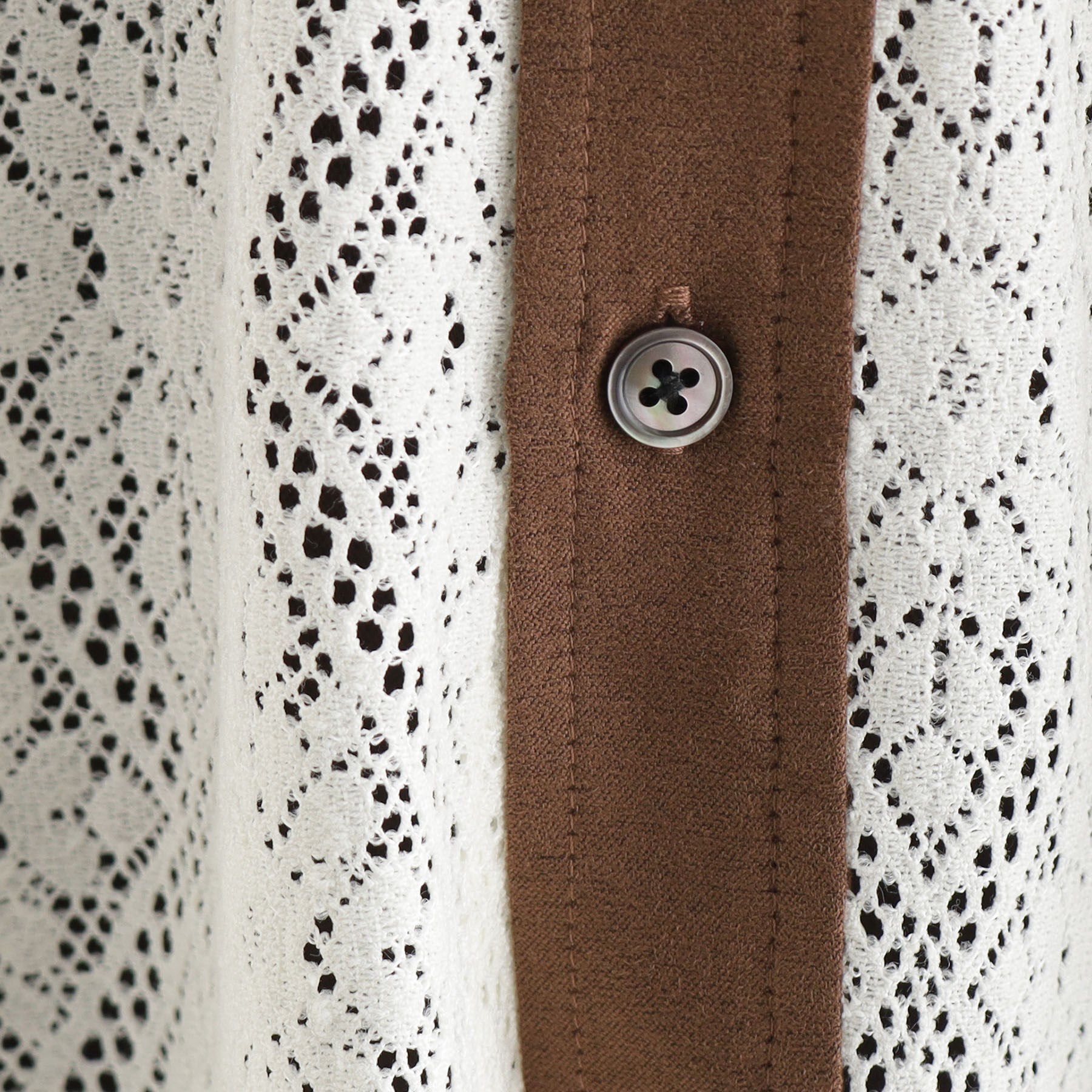 tk.TAKEO KIKUCHI「サマースエードコンビレースシャツ」|シャツ・ブラウス|