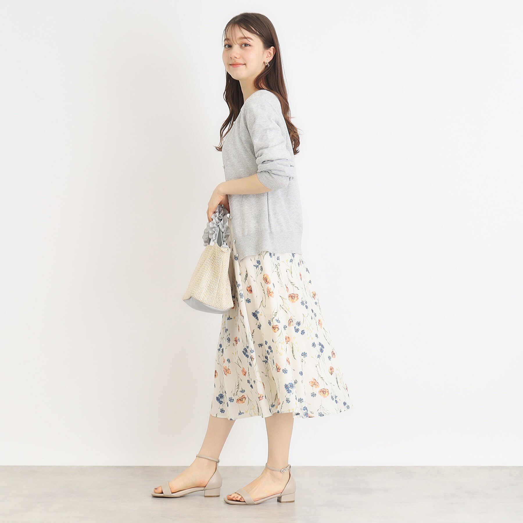 index「ビジューボタンカーディガン【洗濯機洗い可】」|カーディガン|