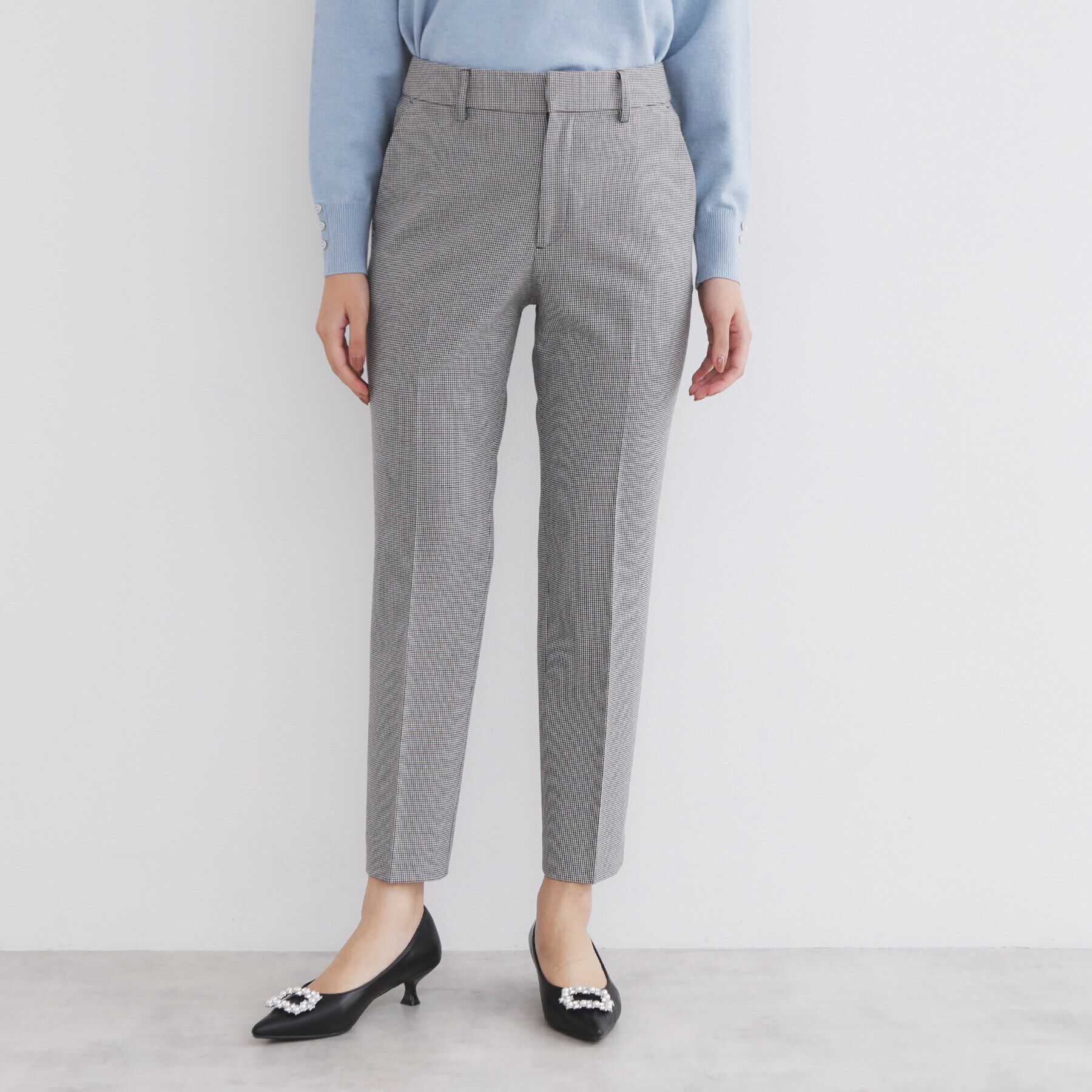 index「《XS-LLsize》裏起毛ストレッチテーパードパンツ【洗濯機洗い可/吸湿発熱/防シワ】」|その他|