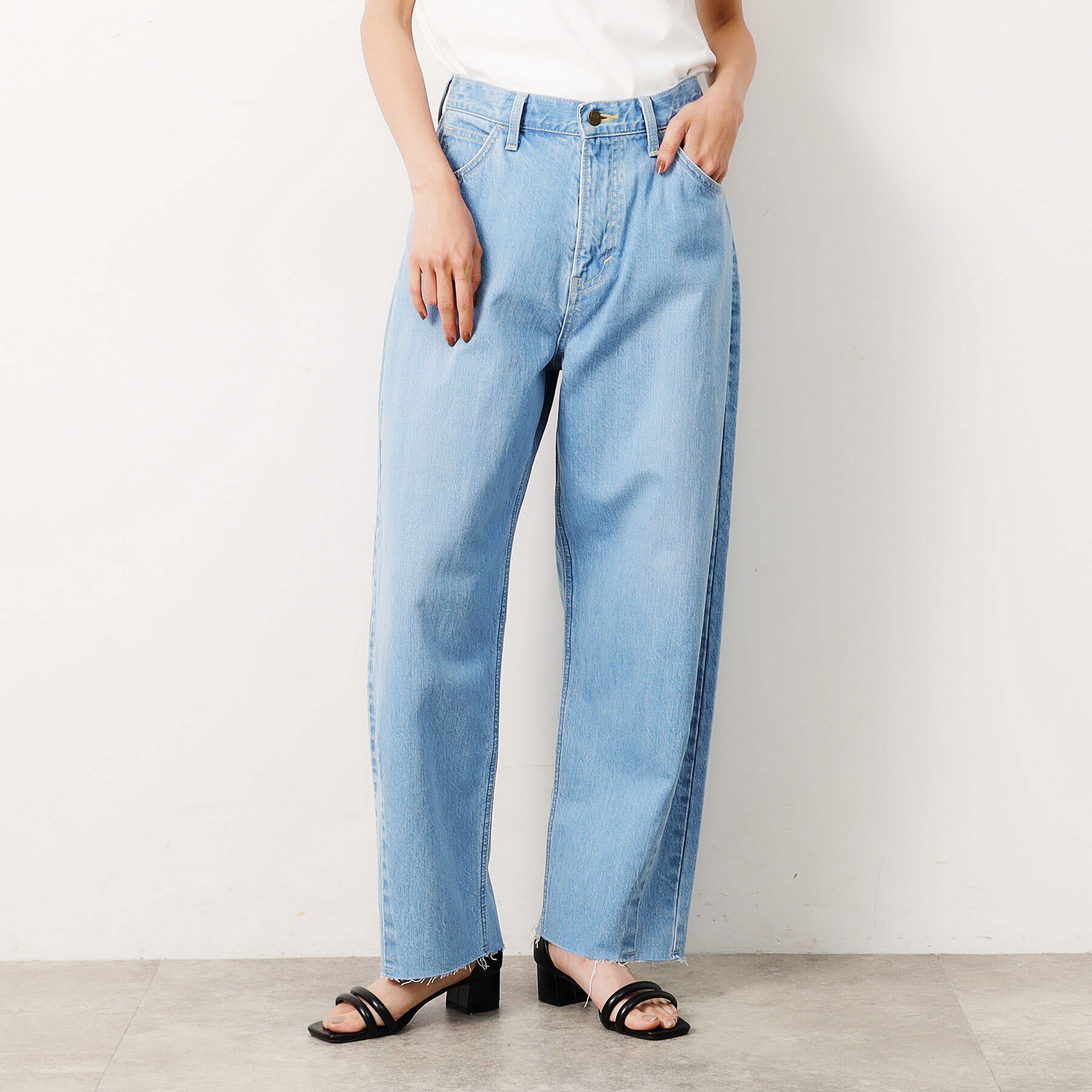 OPAQUE.CLIP「≪Lee別注≫カーブデニムパンツ」|デニム|