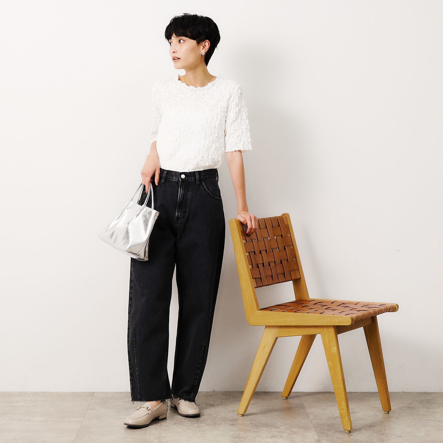 OPAQUE.CLIP「≪Lee別注≫カーブデニムパンツ」|デニム|