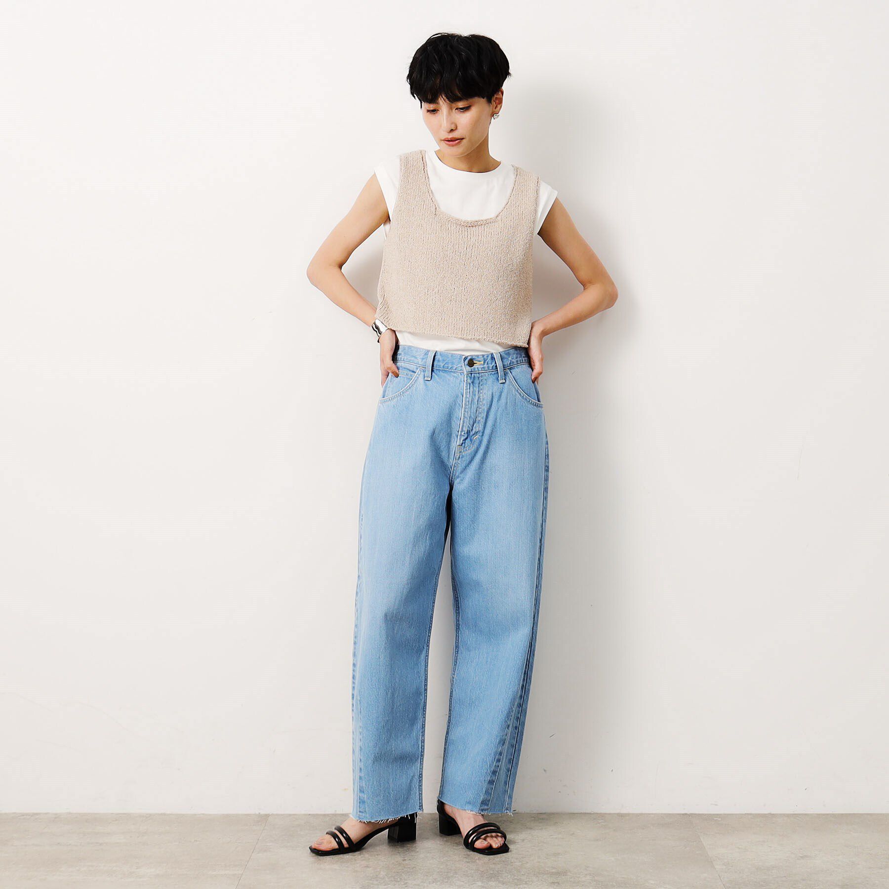 OPAQUE.CLIP「≪Lee別注≫カーブデニムパンツ」|デニム|