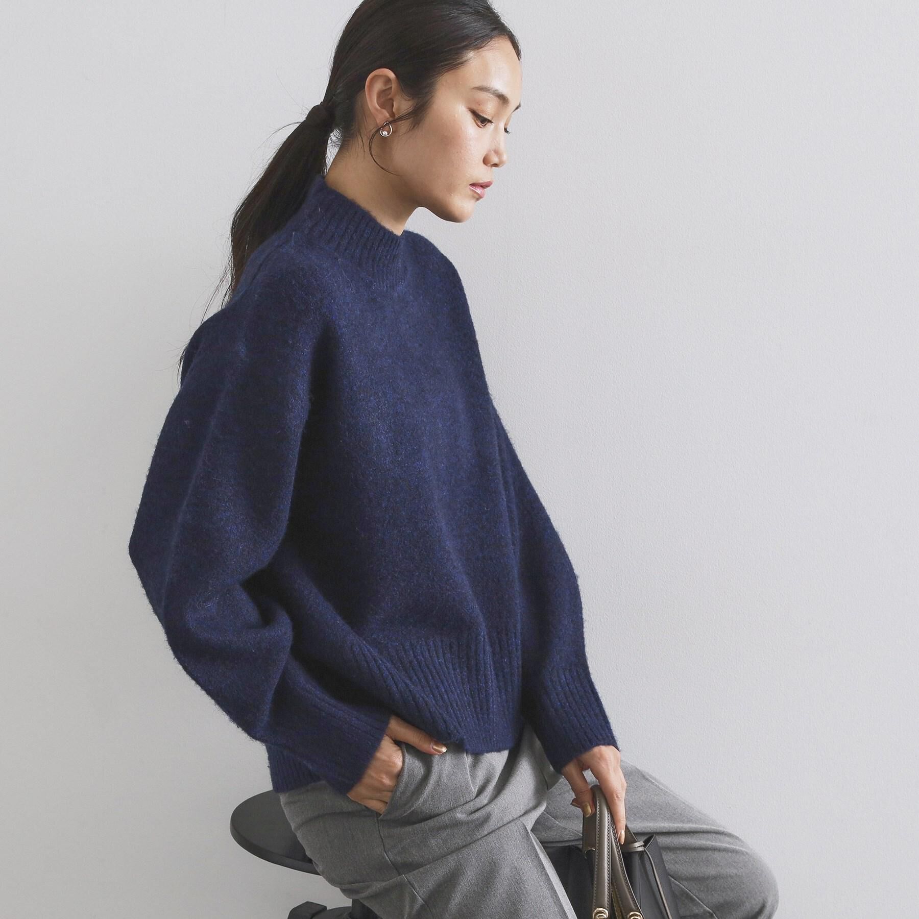 OPAQUE.CLIP「ふわふわハイネックニット【洗濯機OK】」|ニット・セーター|