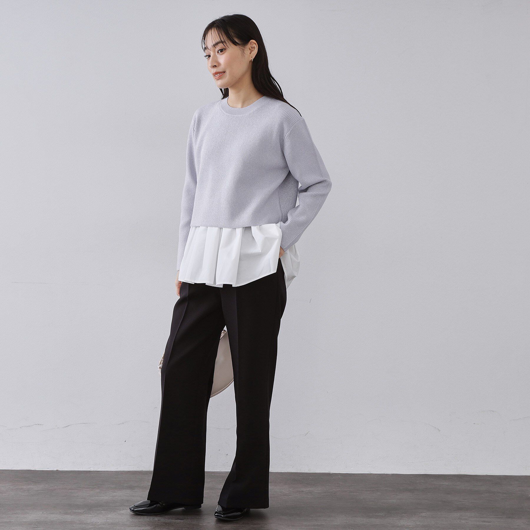 OPAQUE.CLIP「イージーフレアパンツ【洗濯機OK】」|その他|