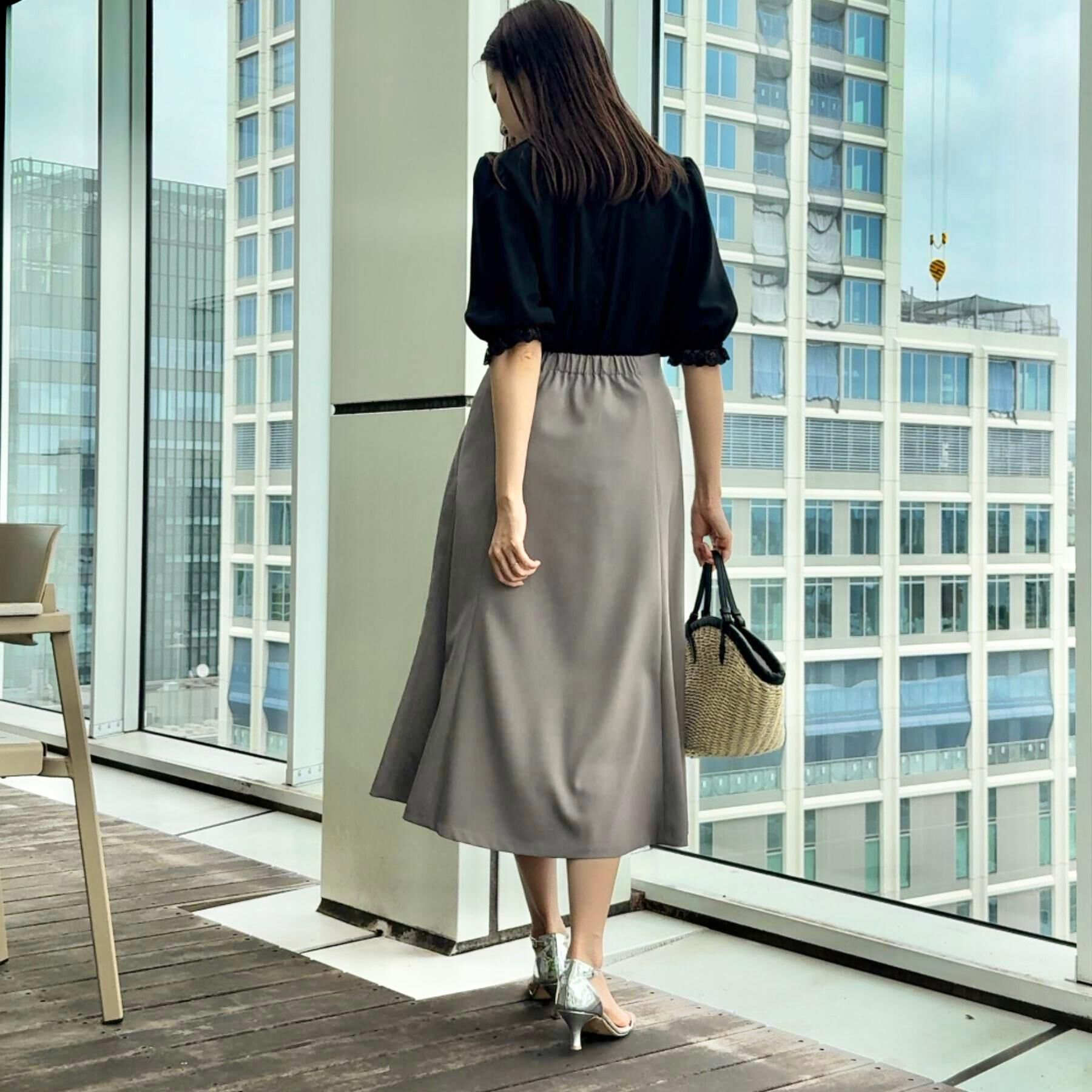 Couture broach「【華やか・大人可愛い・5分袖】エンブロレース前後2WAYブラウス」|シャツ・ブラウス|