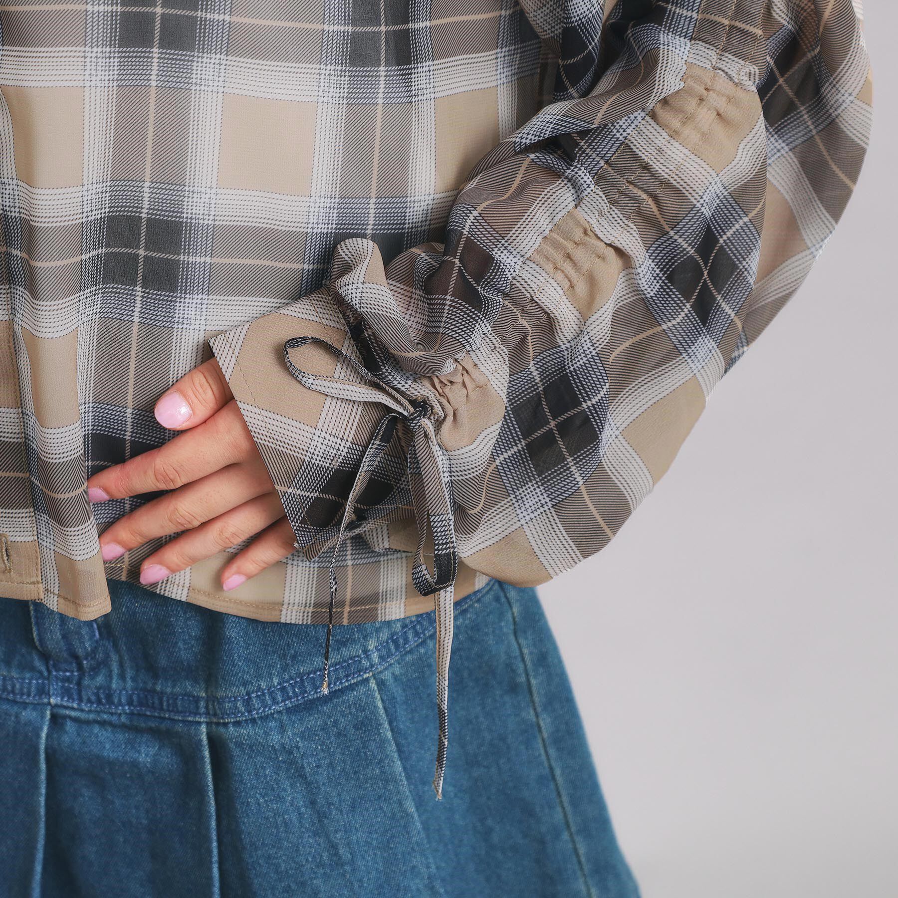 PINK-latte「【セットアイテム】ドロストチェック＋タンクセット」|その他|