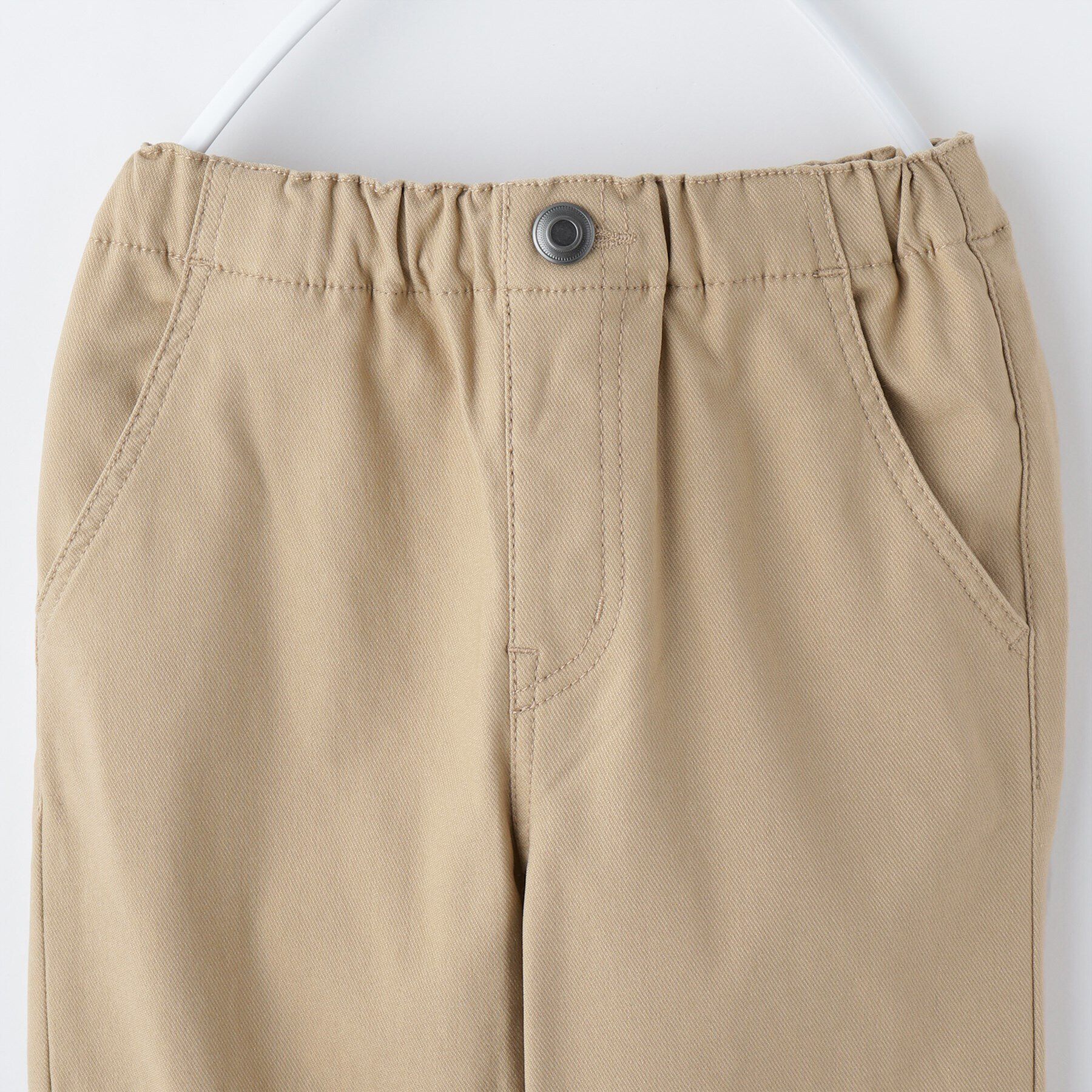 THE SHOP TK「【100－160/裏起毛】あったかのびーるストレートパンツ/洗濯機OK」|その他|