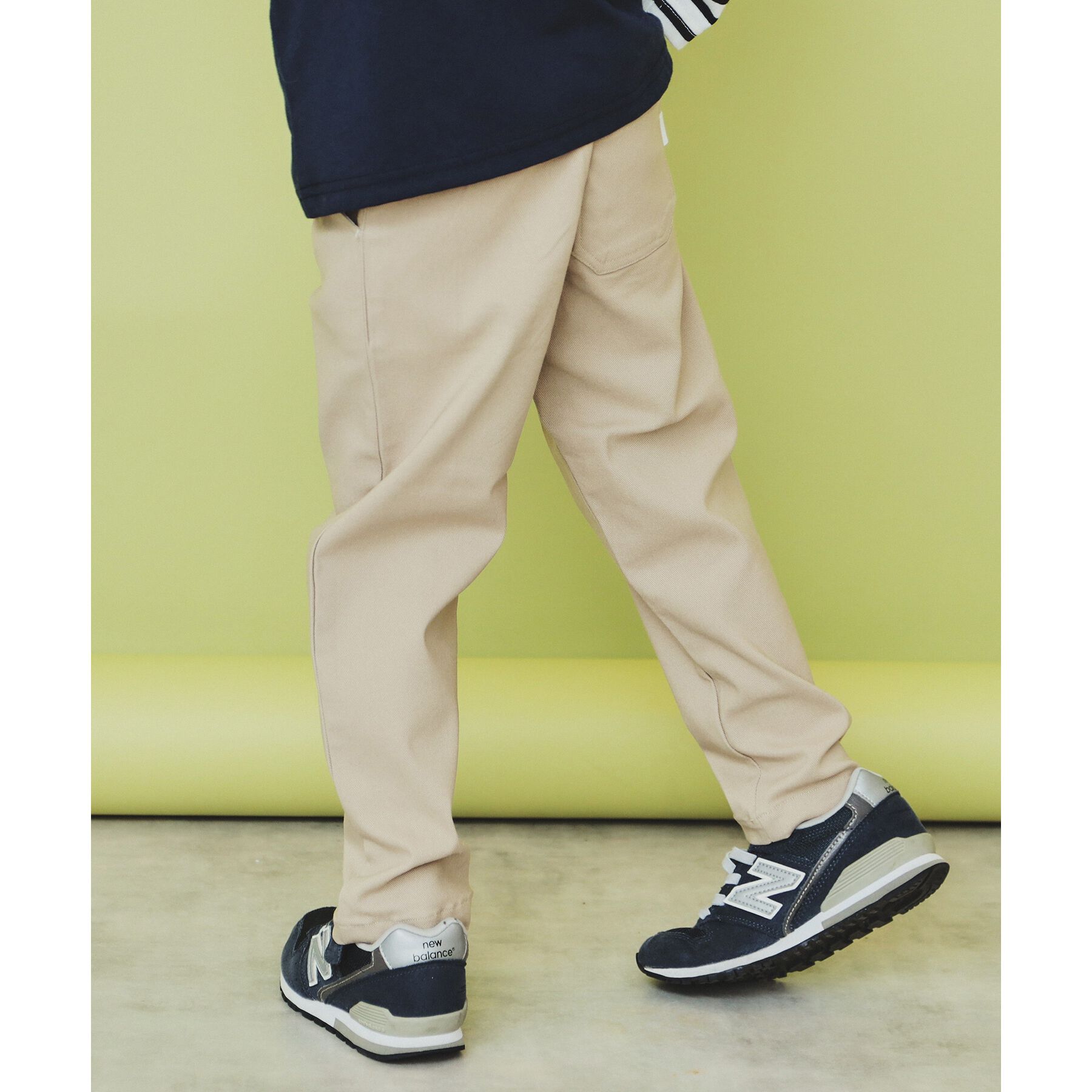 THE SHOP TK「【100-160】のびーるストレートパンツ/洗濯機OK」|その他|グレージュ(050)