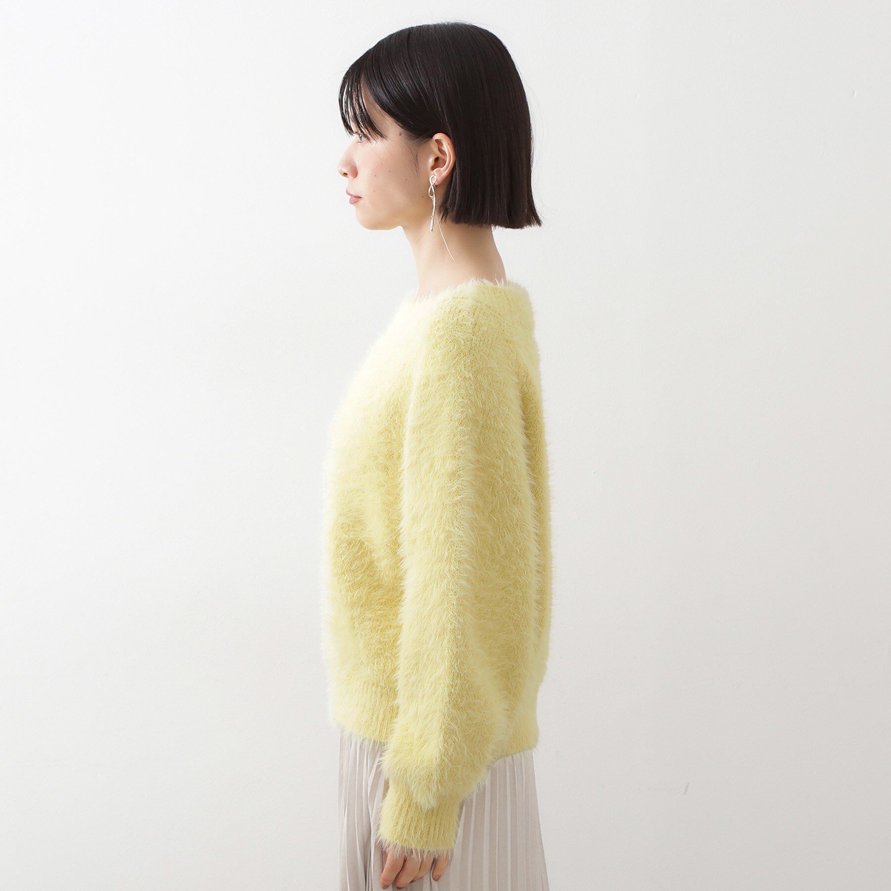 THE SHOP TK「着るたびときめく ふんわりフェザーシャギーニット」|ニット・セーター|