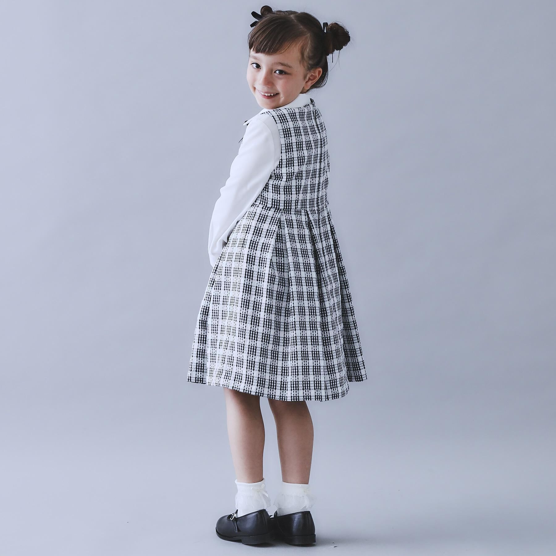 THE SHOP TK「【120-130/3点セット】ジャケット＆チェックワンピース/入園・卒園・入学」|ワンピース|