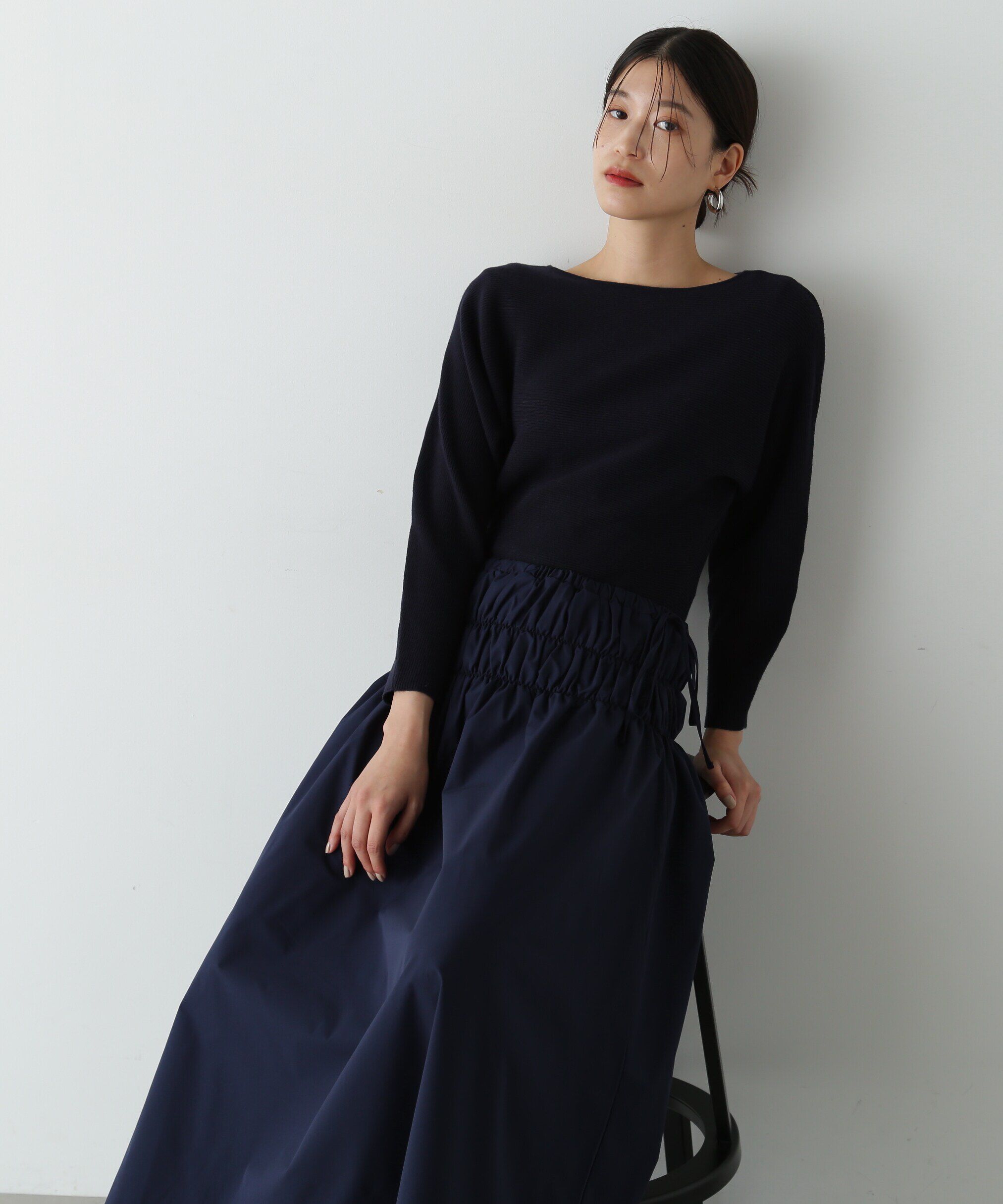  「ドルマンニットドッキングワンピース」|ワンピース|