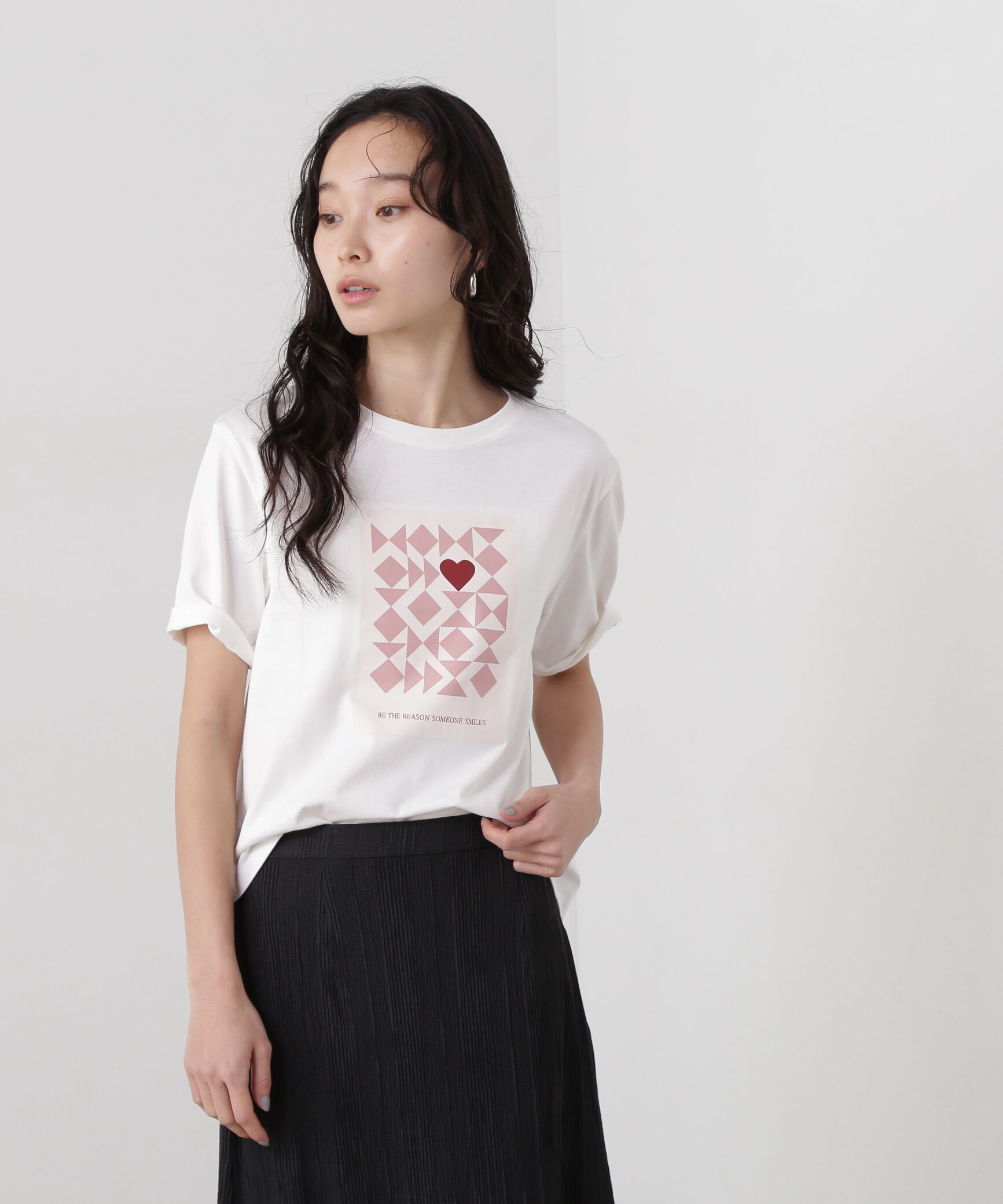  「モチーフプリントTシャツ」|Tシャツ・カットソー|オフ1