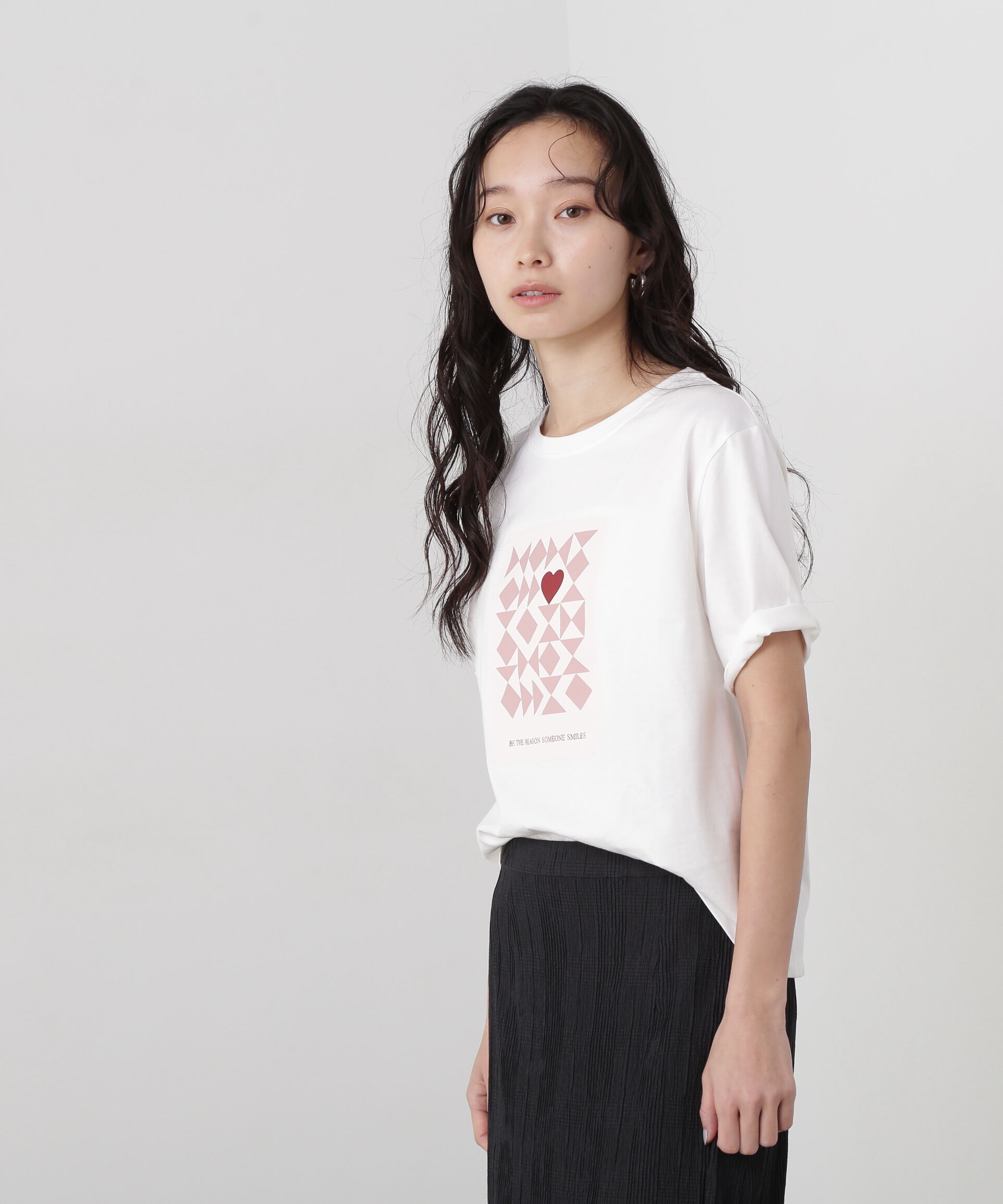  「モチーフプリントTシャツ」|Tシャツ・カットソー|