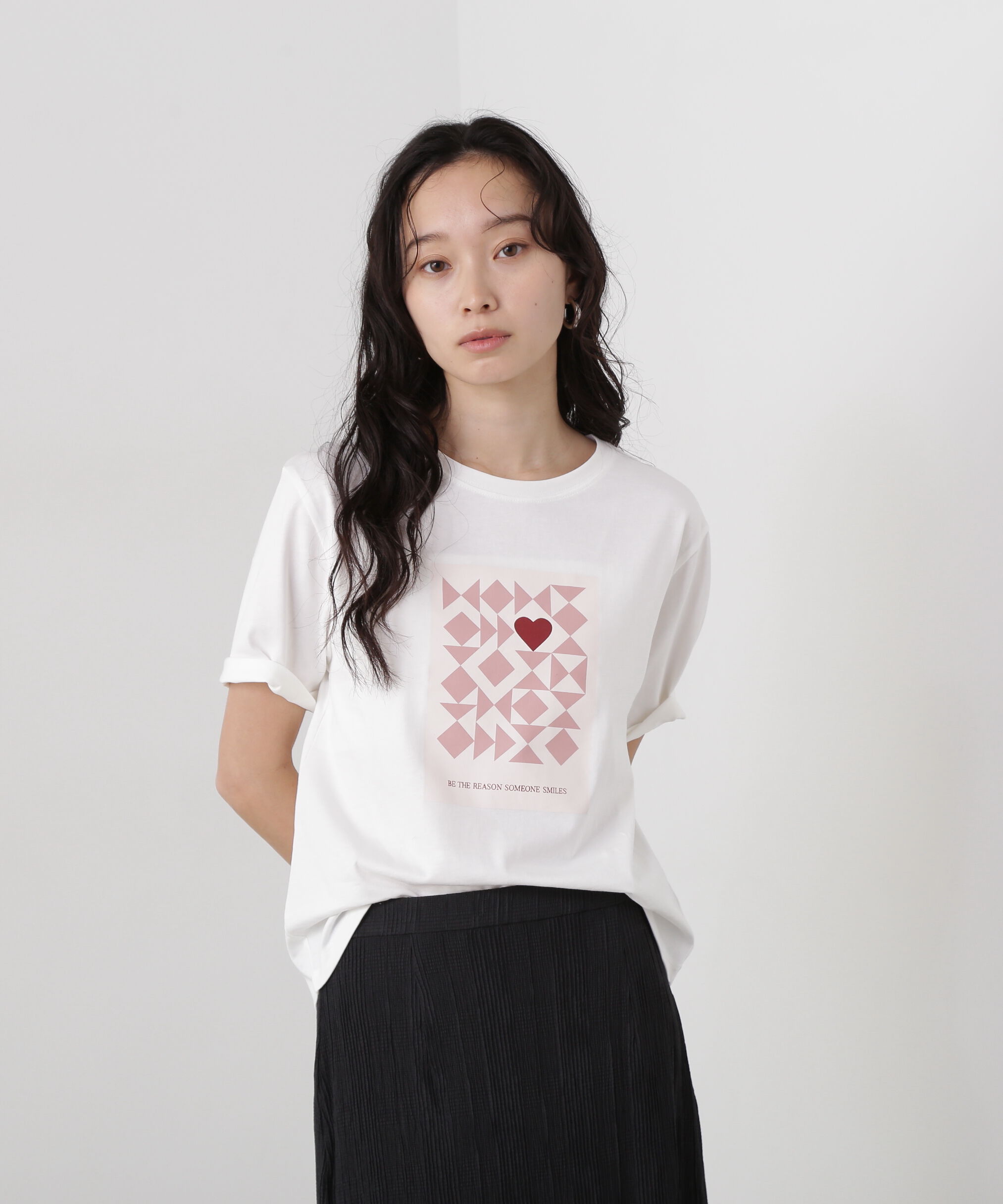  「モチーフプリントTシャツ」|Tシャツ・カットソー|