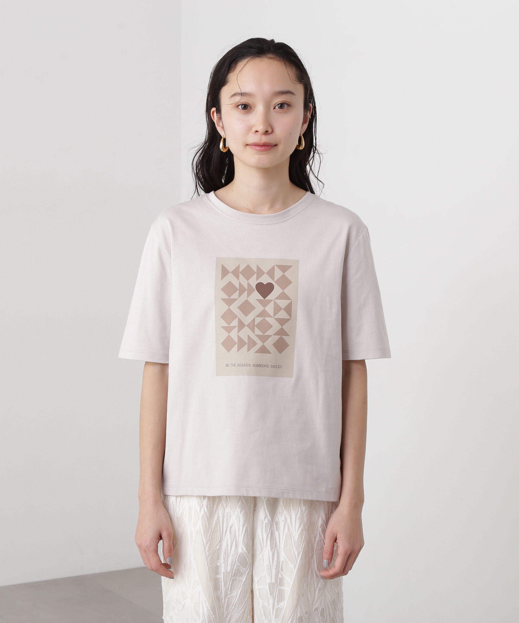  「モチーフプリントTシャツ」|Tシャツ・カットソー|