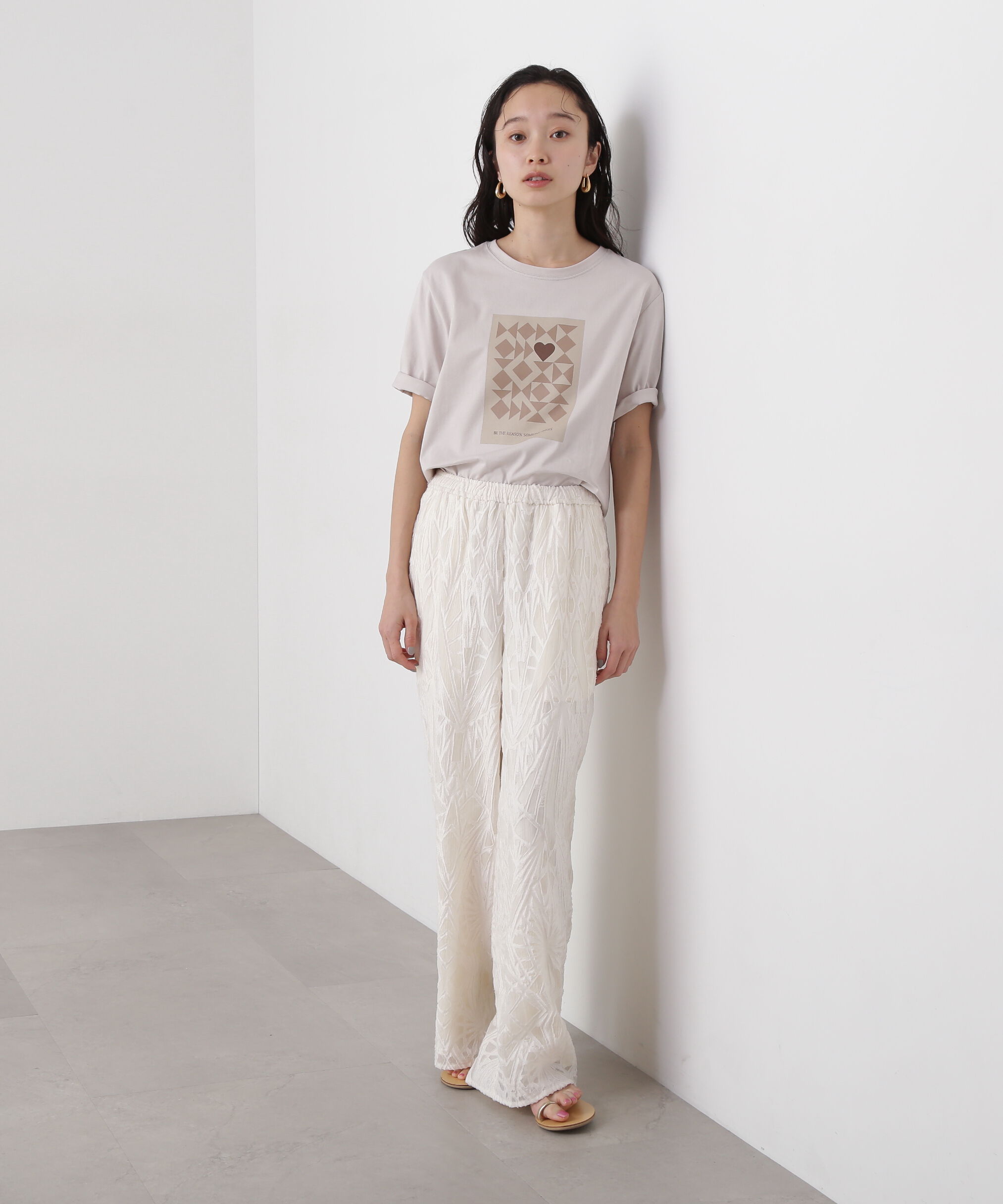  「モチーフプリントTシャツ」|Tシャツ・カットソー|