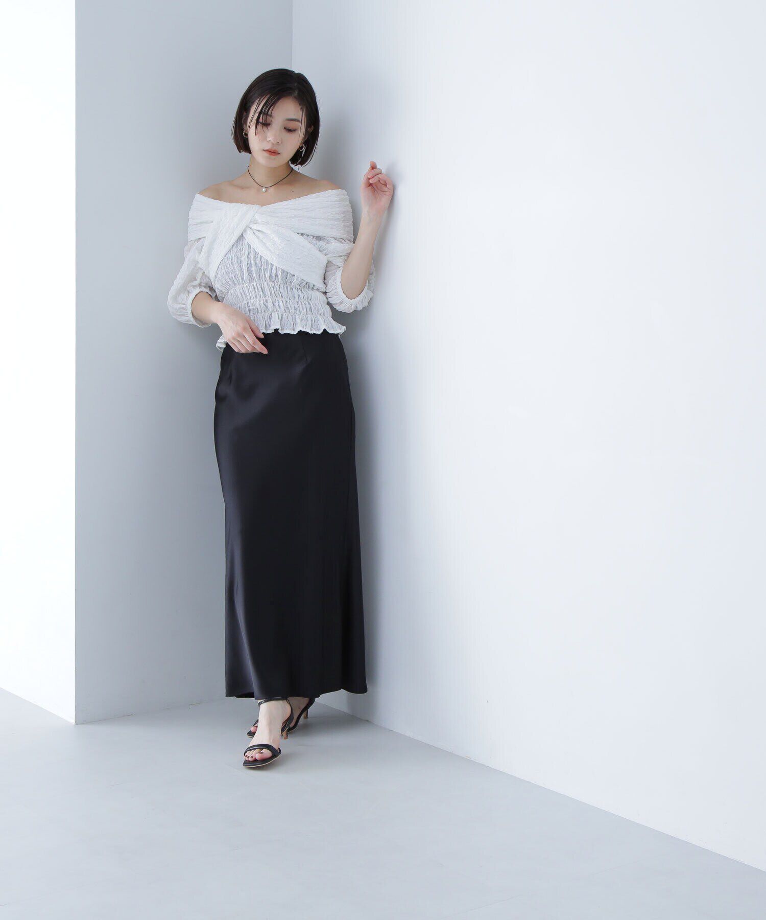  「クロスリボンブラウス」|シャツ・ブラウス|