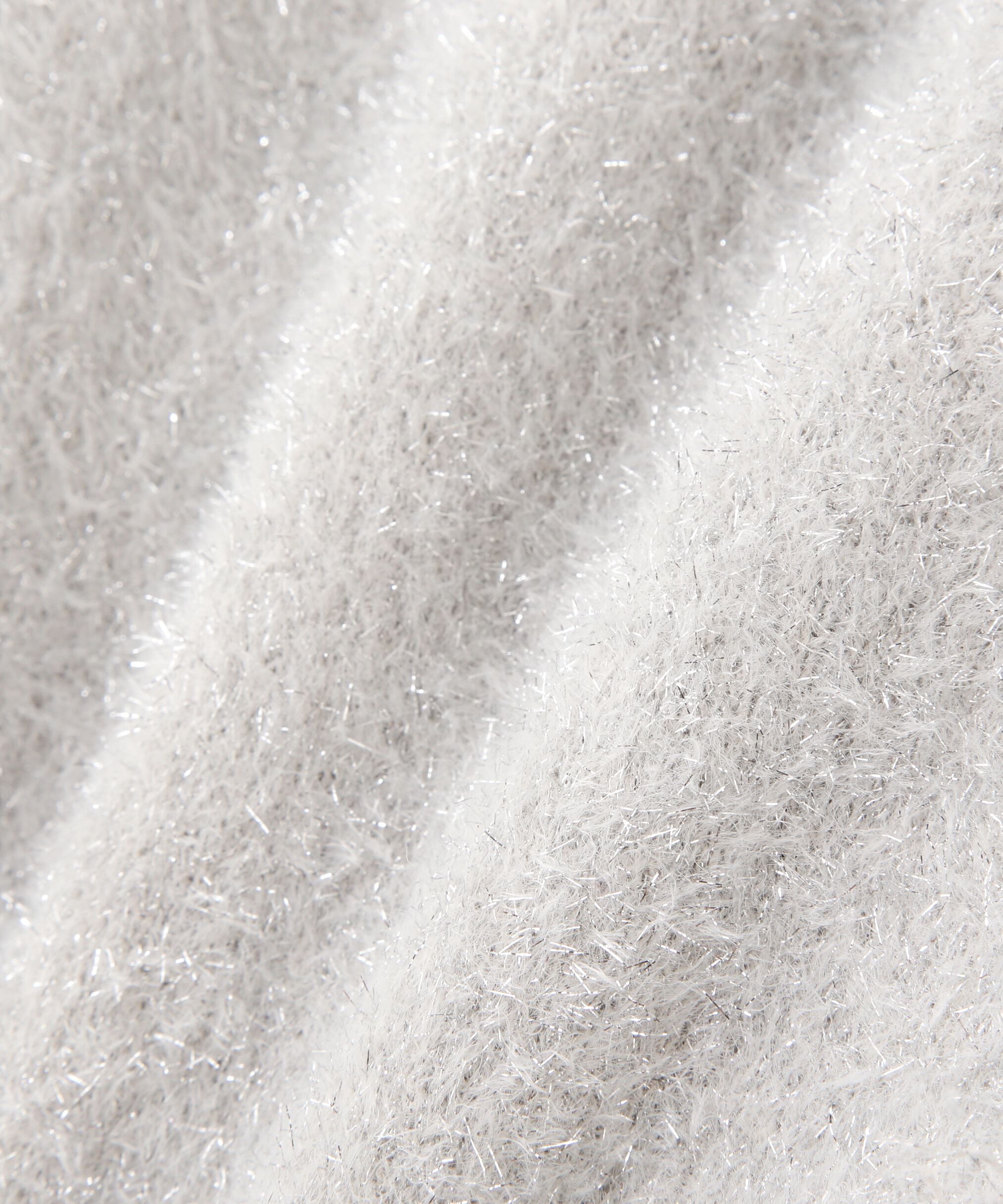  「グリッターラメジップカーディガン　24AW」|ニット・セーター|