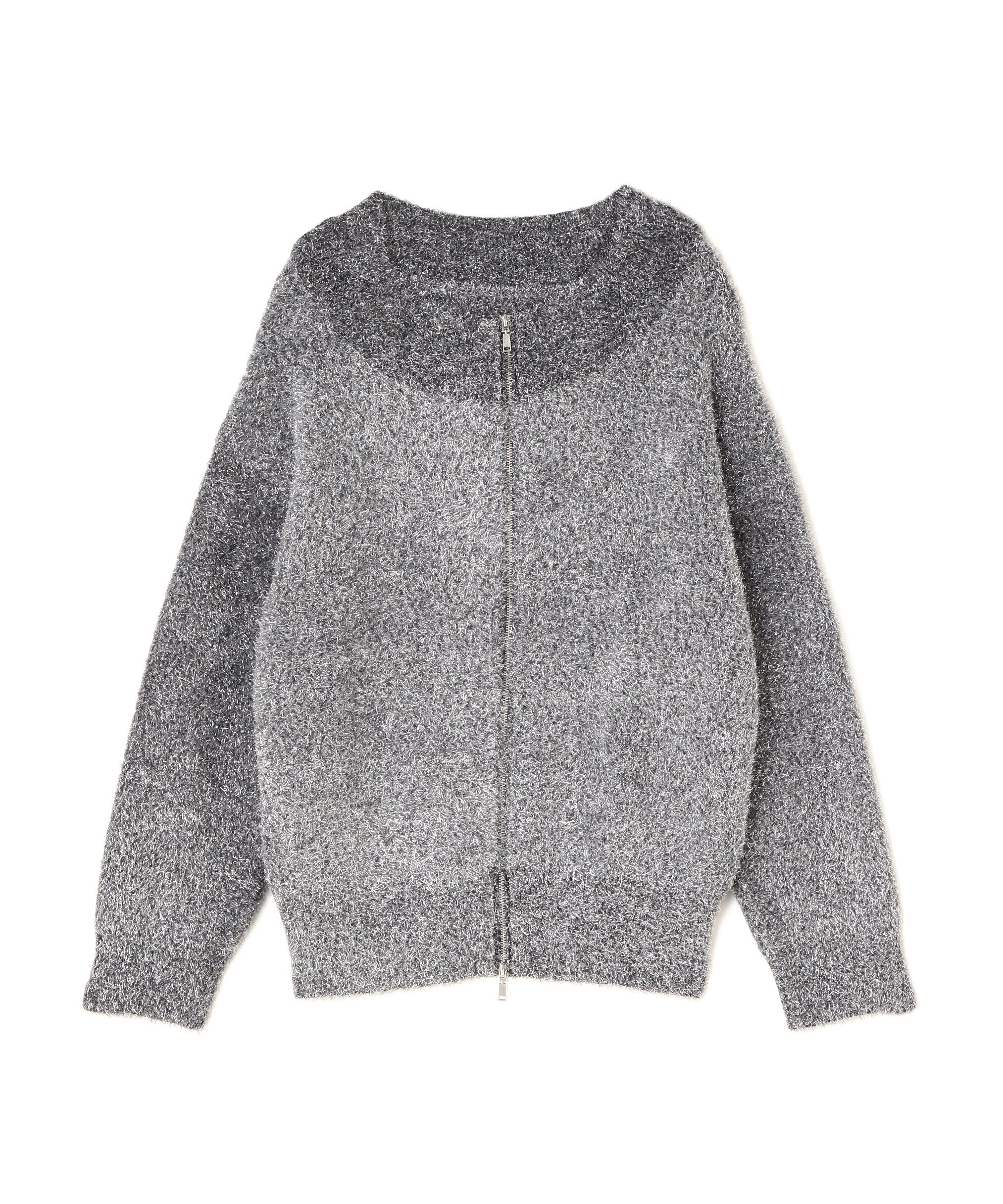 「グリッターラメジップカーディガン　24AW」|ニット・セーター|