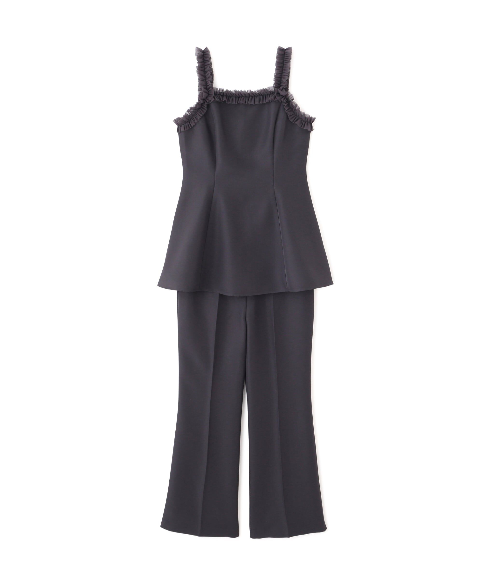  「チュールトリムペプラム＆パンツ」|ワンピース|