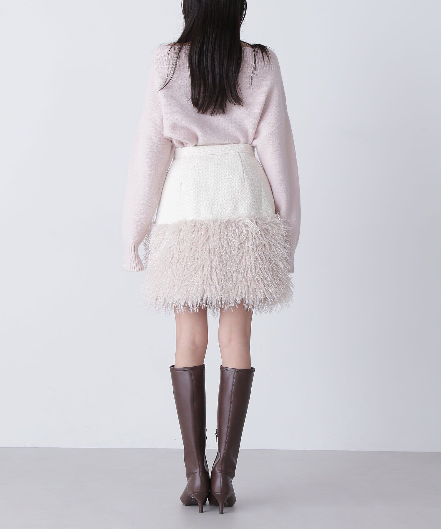  「シャギーミニスカート」|スカート|
