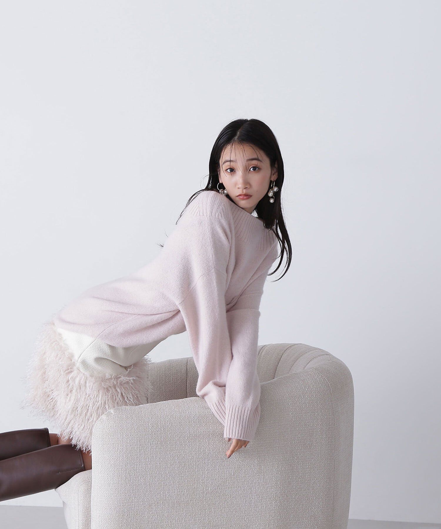  「シャギーミニスカート」|スカート|