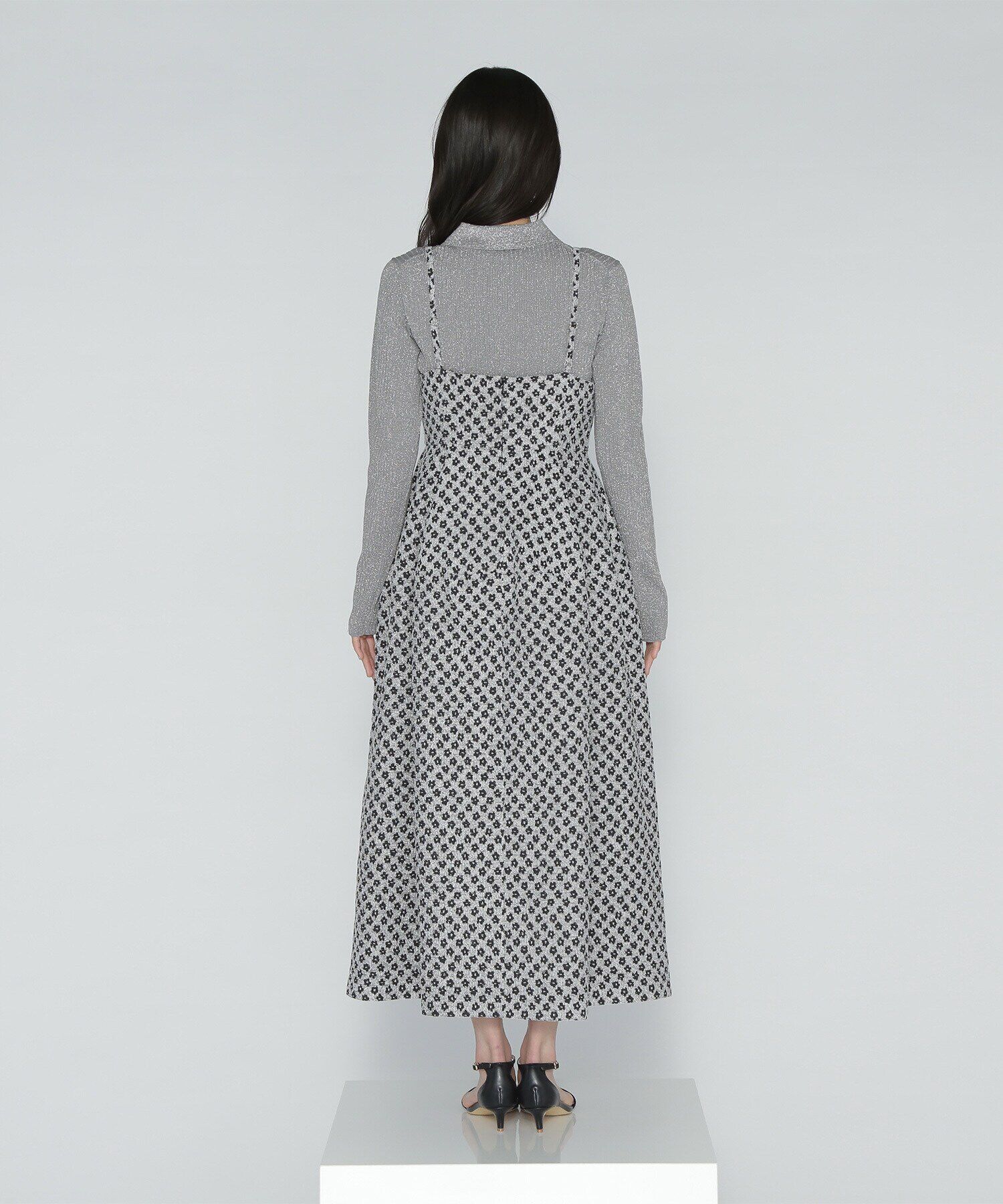  「フラワージャガードキャミワンピース」|ワンピース|