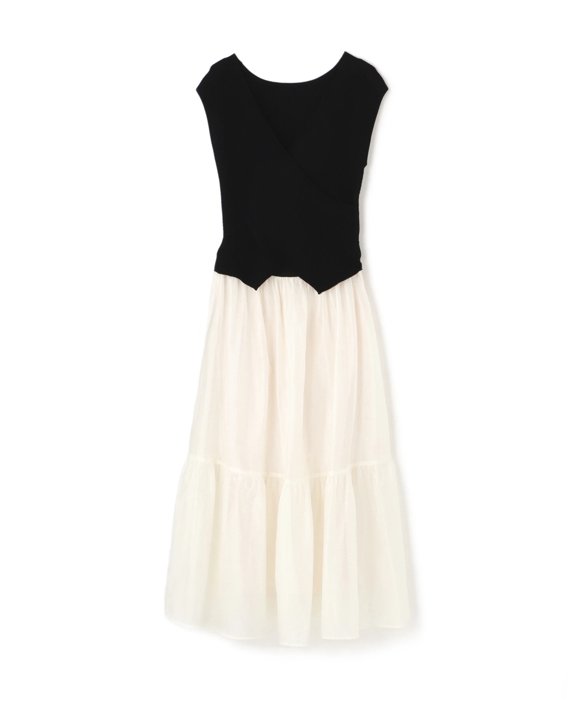  「カシュクールドッキングワンピース」|ワンピース|